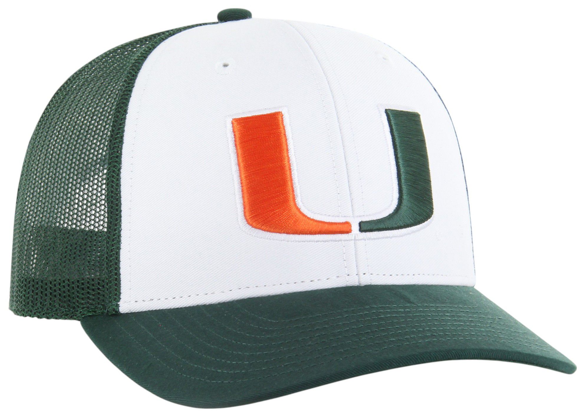 '47 Adult Miami Hurricanes Dark Green Freshman Trucker Adjustable Hat product image