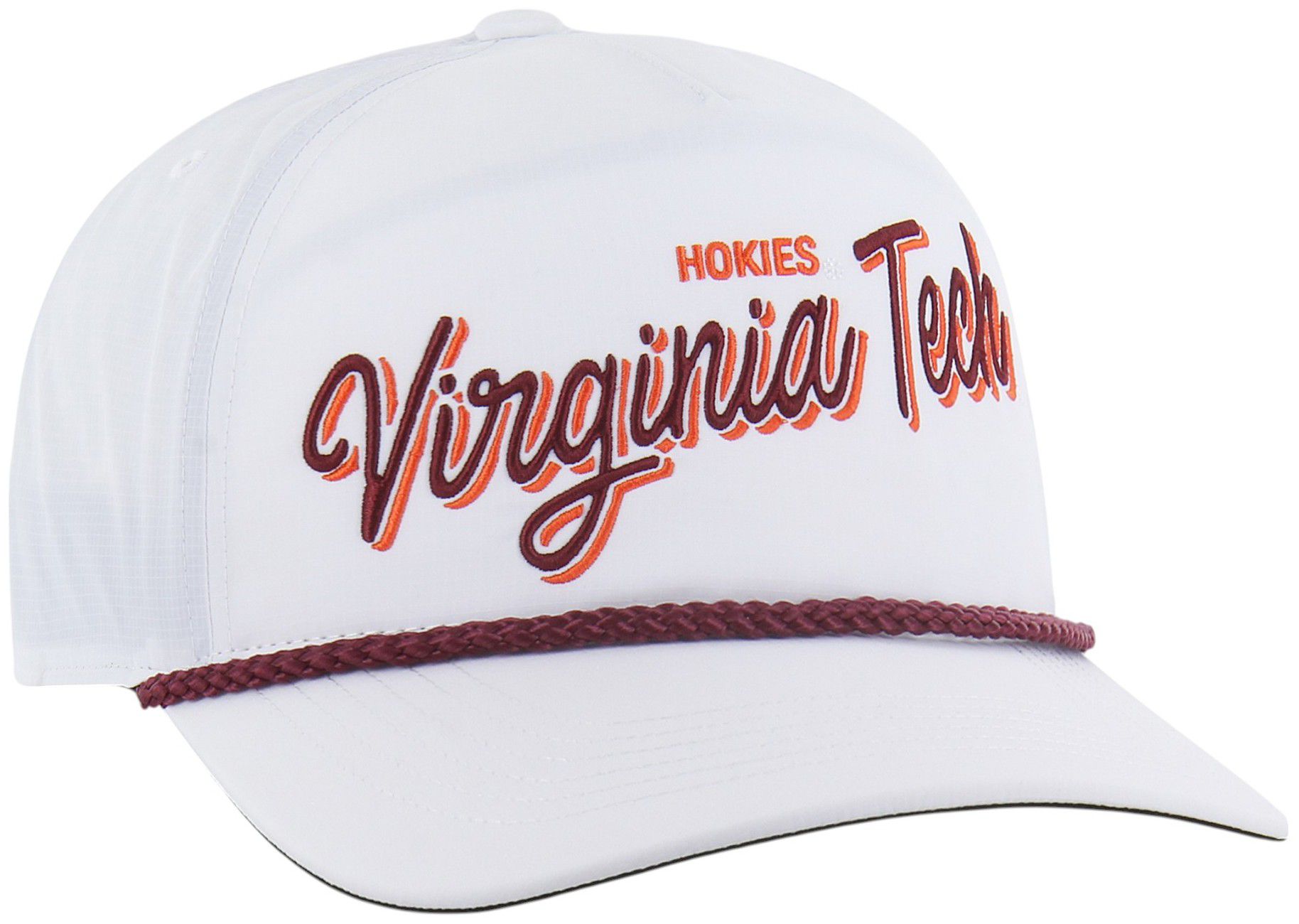 '47 Adult VA Tech White Brrr Freeway Hitch Adjustable Hat product image