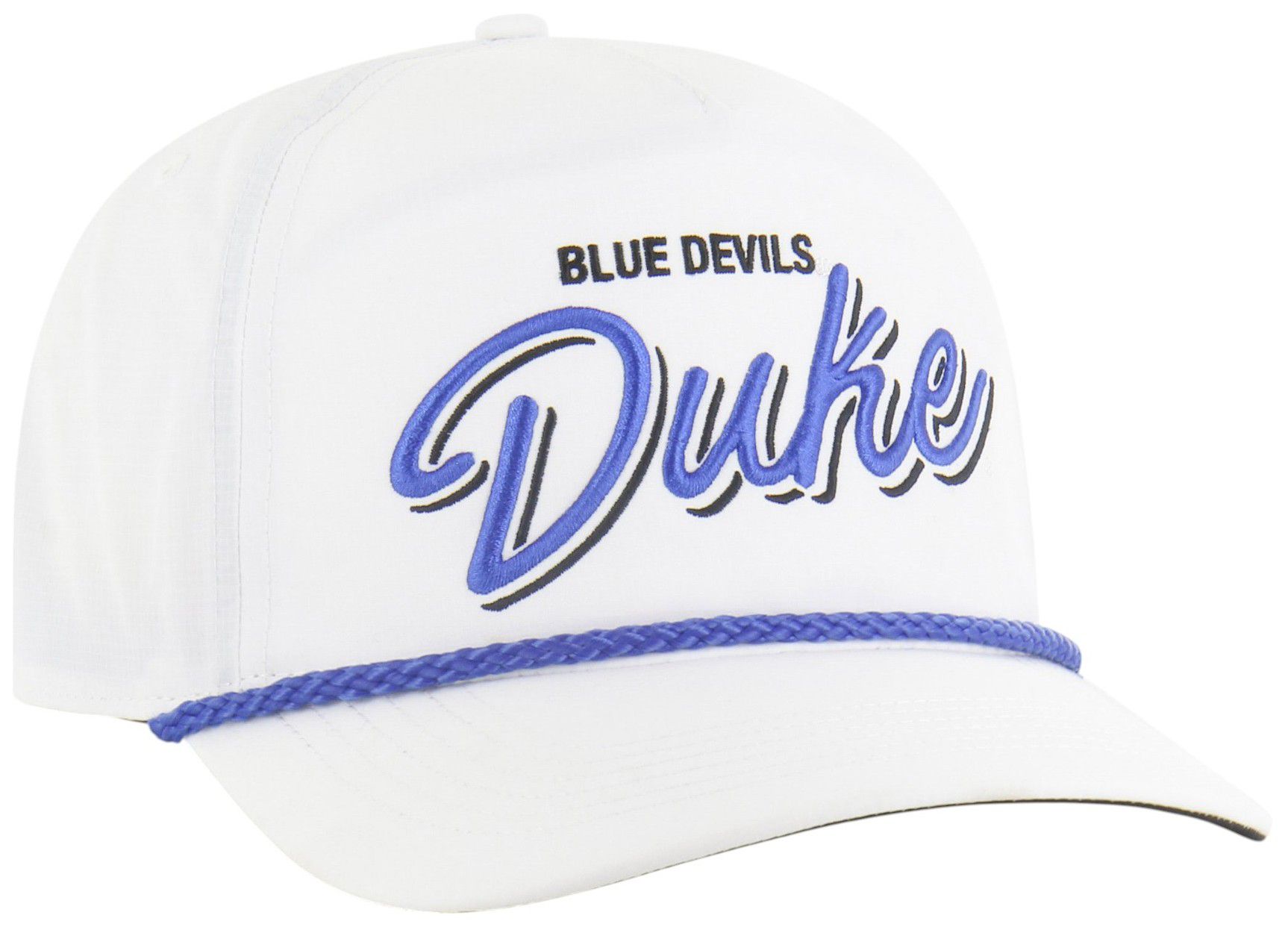 '47 Adult Duke Blue Devils White Brrr Fairway Hitch Adjustable Hat product image