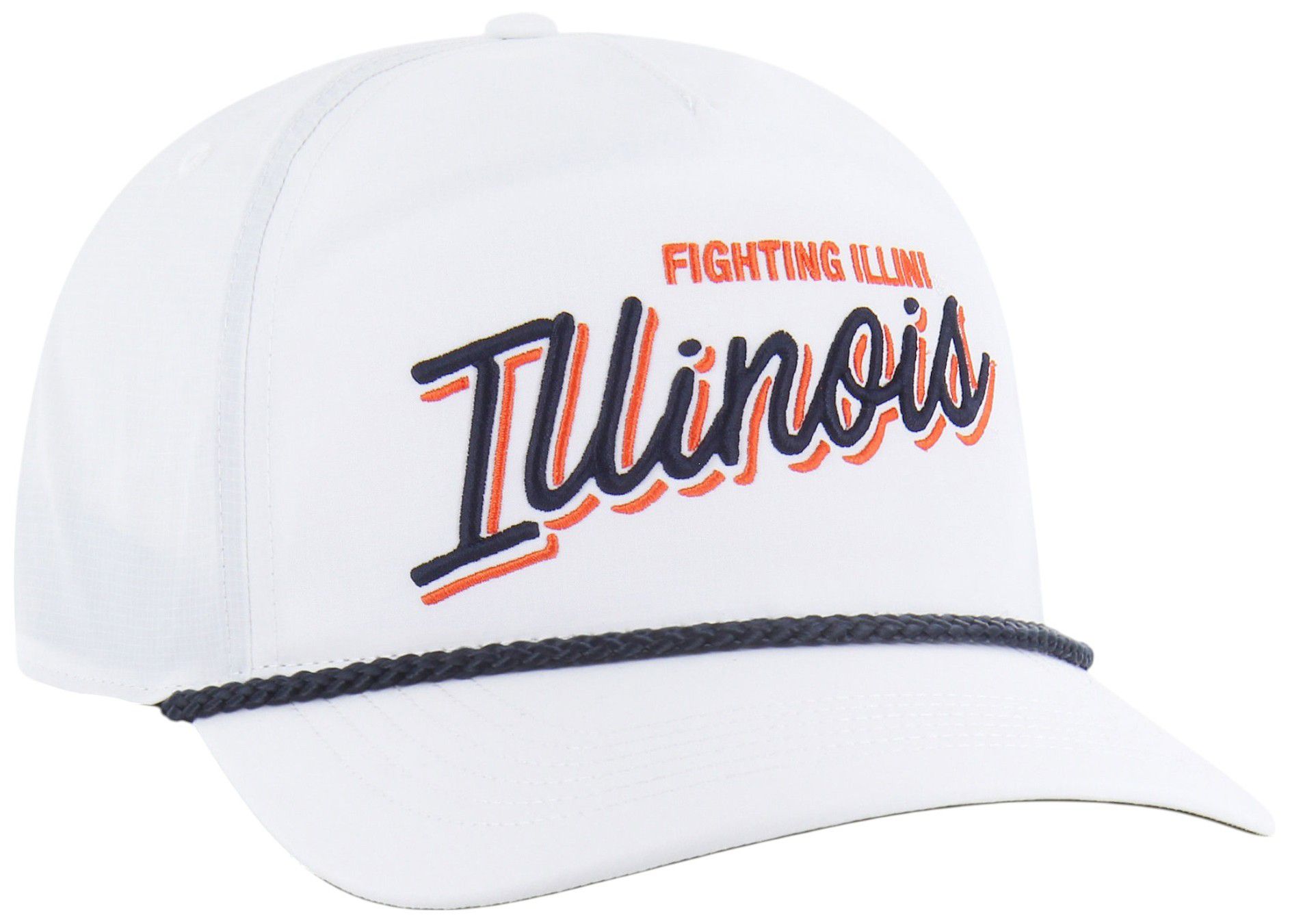 '47 Adult Illinois Fighting Illini White Brrr Fairway Hitch Adjustable Hat product image