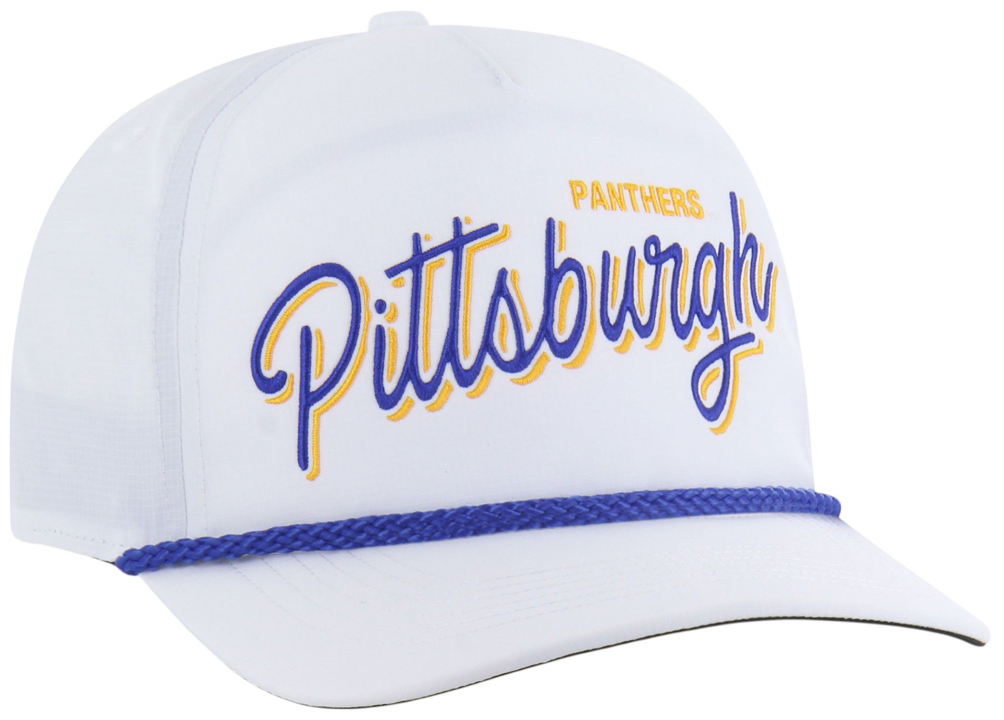 '47 Adult Pitt Panthers White Brrr Fairway Hitch Adjustable Hat product image