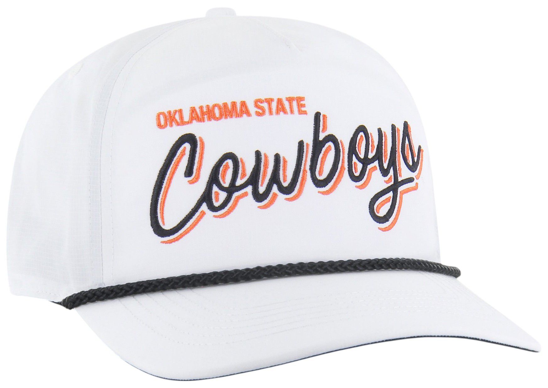'47 Adult Oklahoma State Cowboys White Brrr Fairway Hitch Adjustable Hat product image