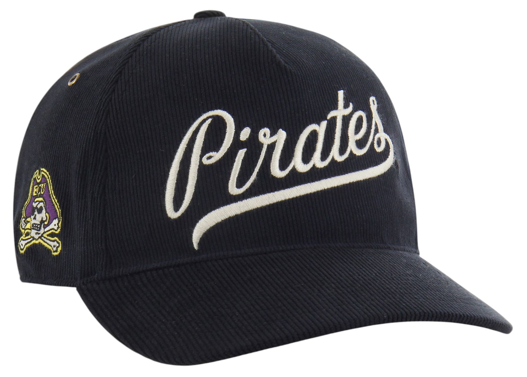 '47 Adult East Carolina Pirates Black Golden Age Cord Hitch Adjustable Hat product image