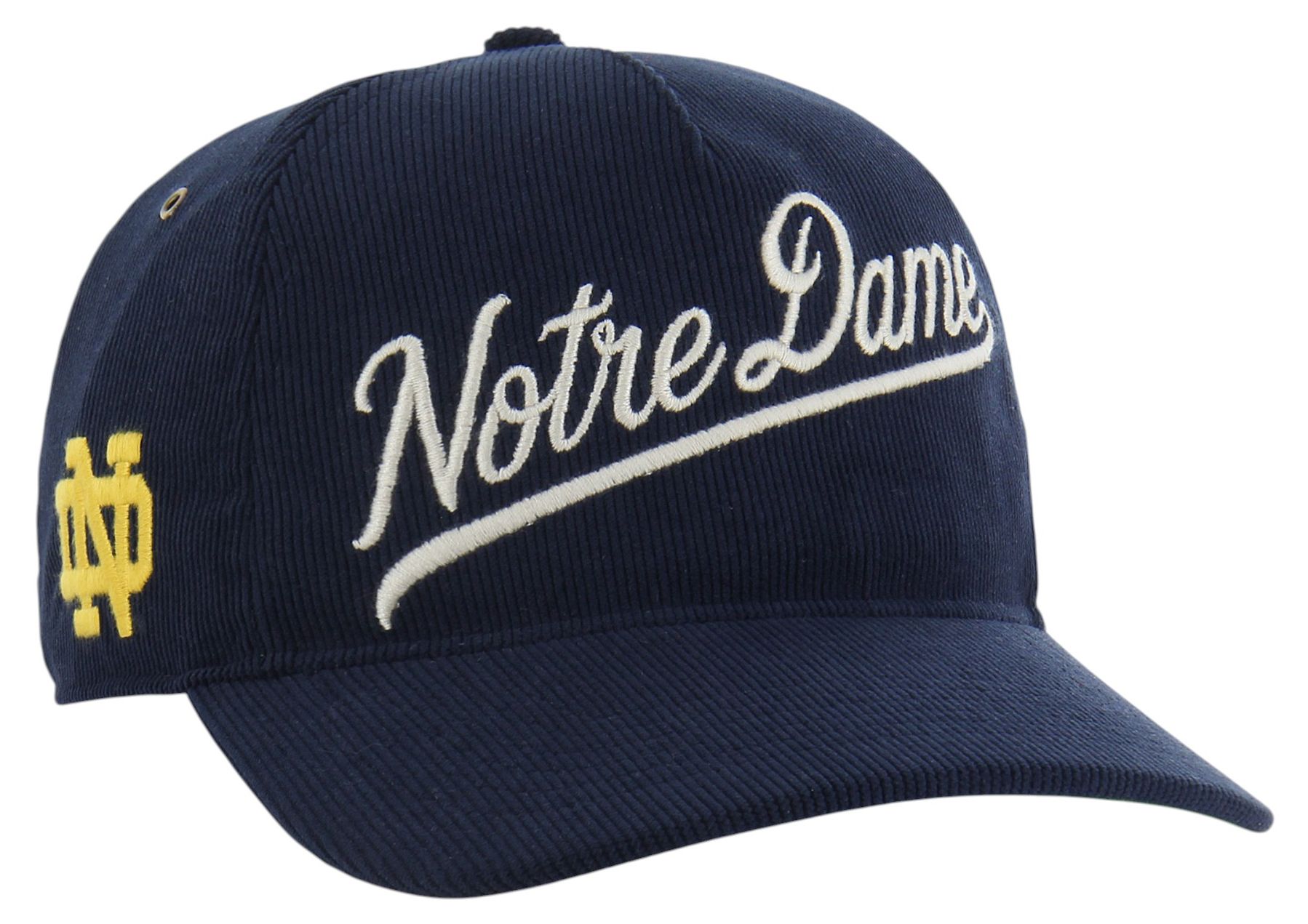 '47 Adult Notre Dame Fighting Irish Navy Golden Age Cord Hitch Adjustable Hat product image