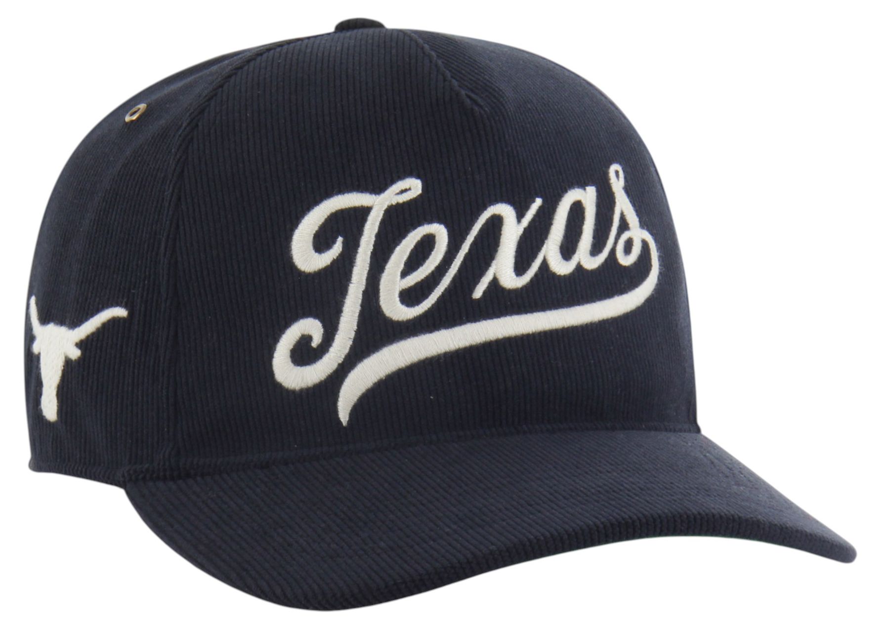 '47 Adult Texas Longhorns Black Golden Age Cord Hitch Adjustable Hat product image
