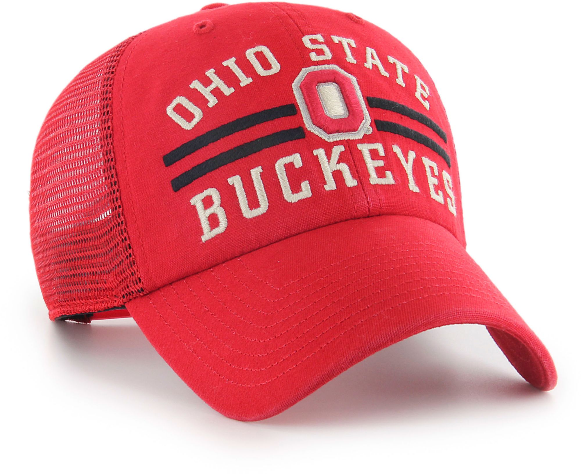 '47 Ohio State Buckeyes Scarlet Highpoint Clean Up Adjustable Hat product image