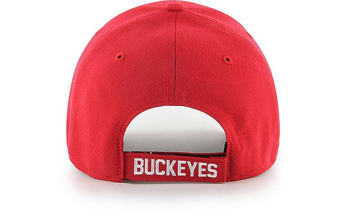 Men's New Era Gray/Scarlet Ohio State Buckeyes Basic Low Profile 59FIFTY  Fitted Hat