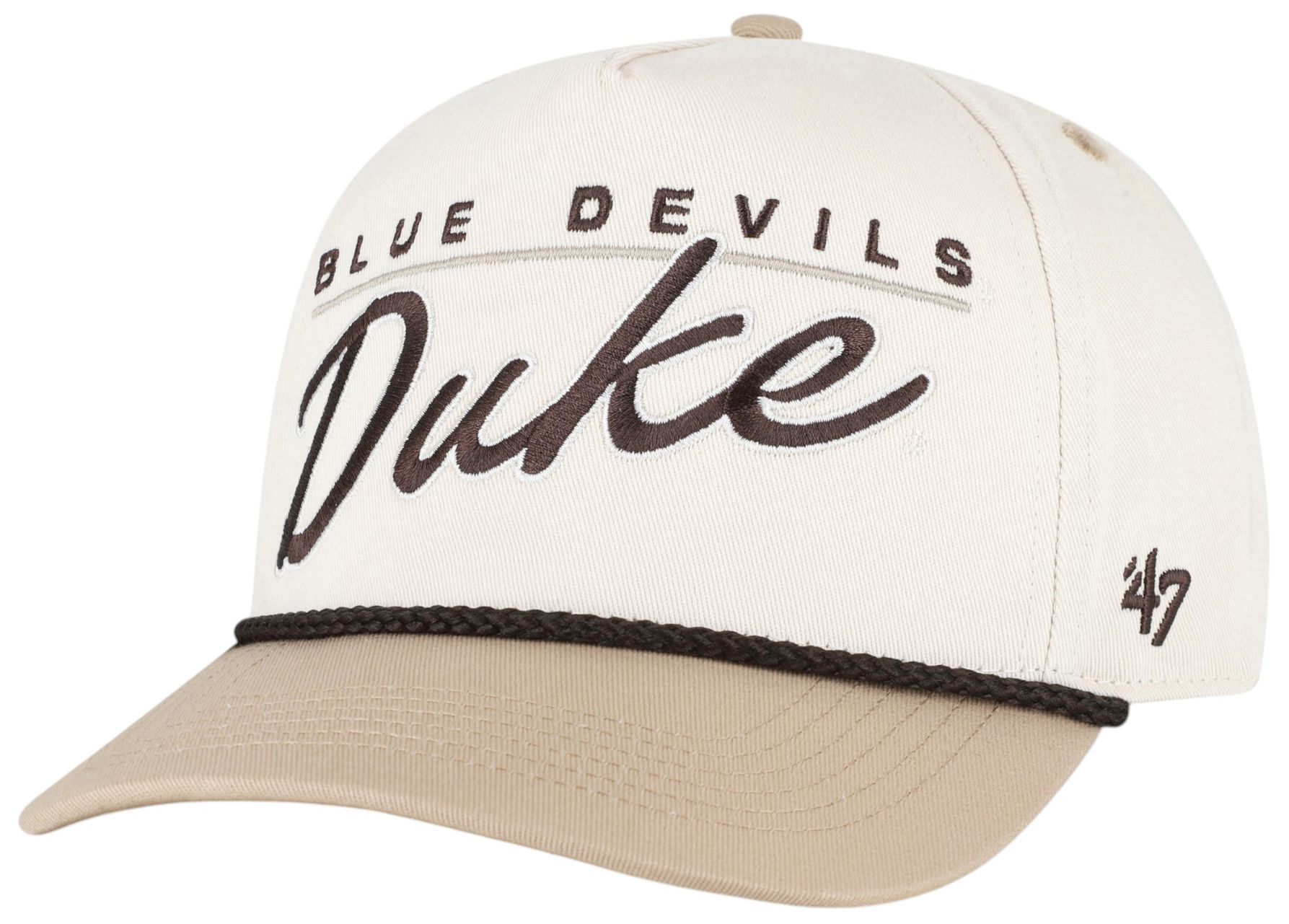 '47 Adult Duke Blue Devils Natural Neutral Terrain Hitch Adjustable Hat product image
