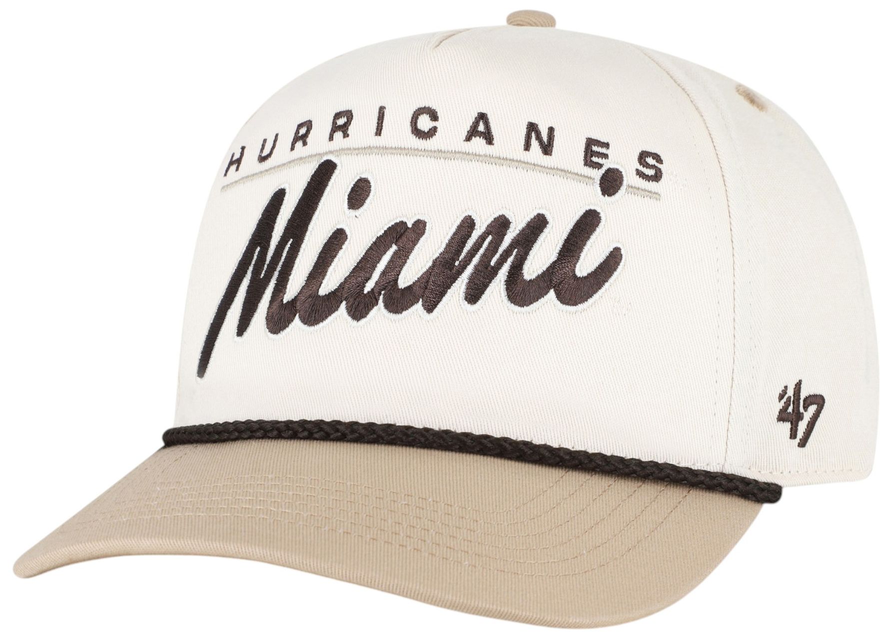 '47 Adult Miami Hurricanes Natural Neutral Terrain Hitch Adjustable Hat product image