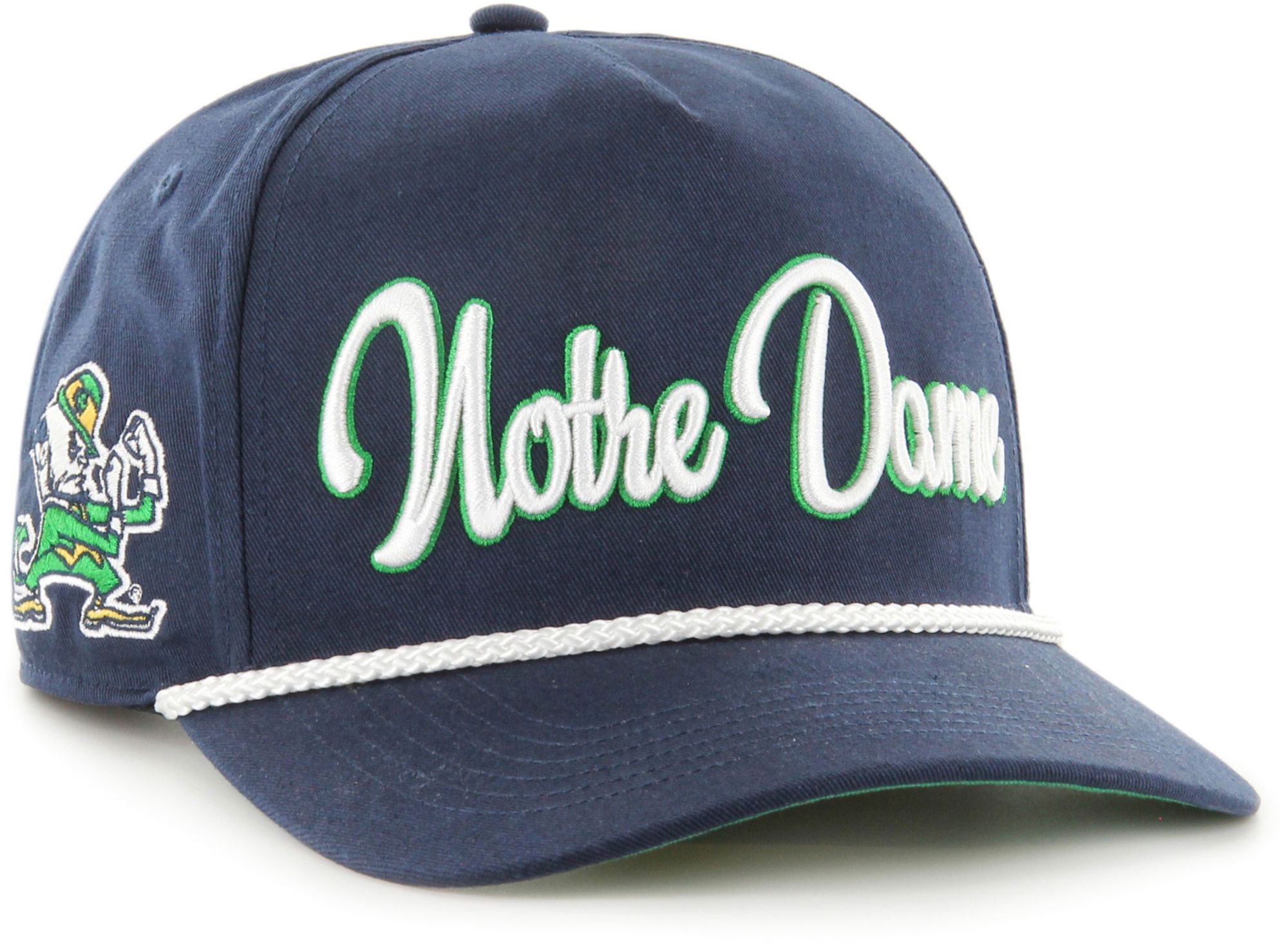 ‘47 Men's Notre Dame Fighting Irish Navy Overhand Script Hitch Adjustable Hat