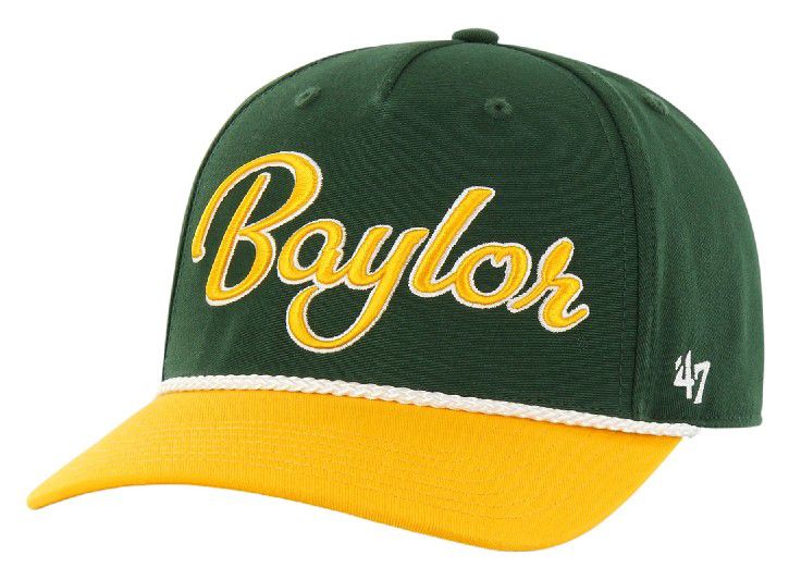 '47 Adult Baylor Bears Dark Green Overhand Script Hitch Adjustable Hat product image