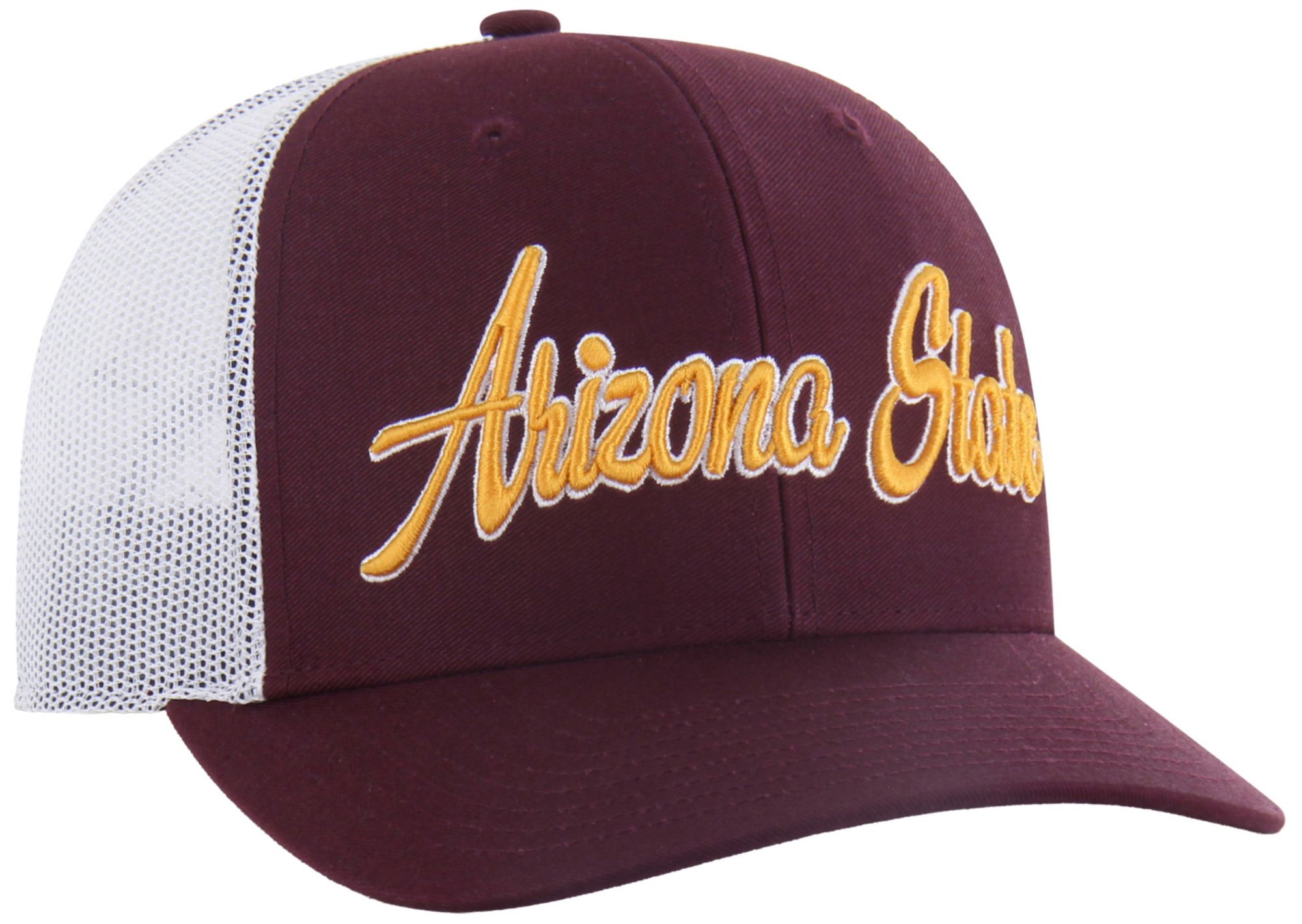 '47 Adult Arizona State Sun Devils Dark Maroon Overhand Adjustable Trucker Hat product image