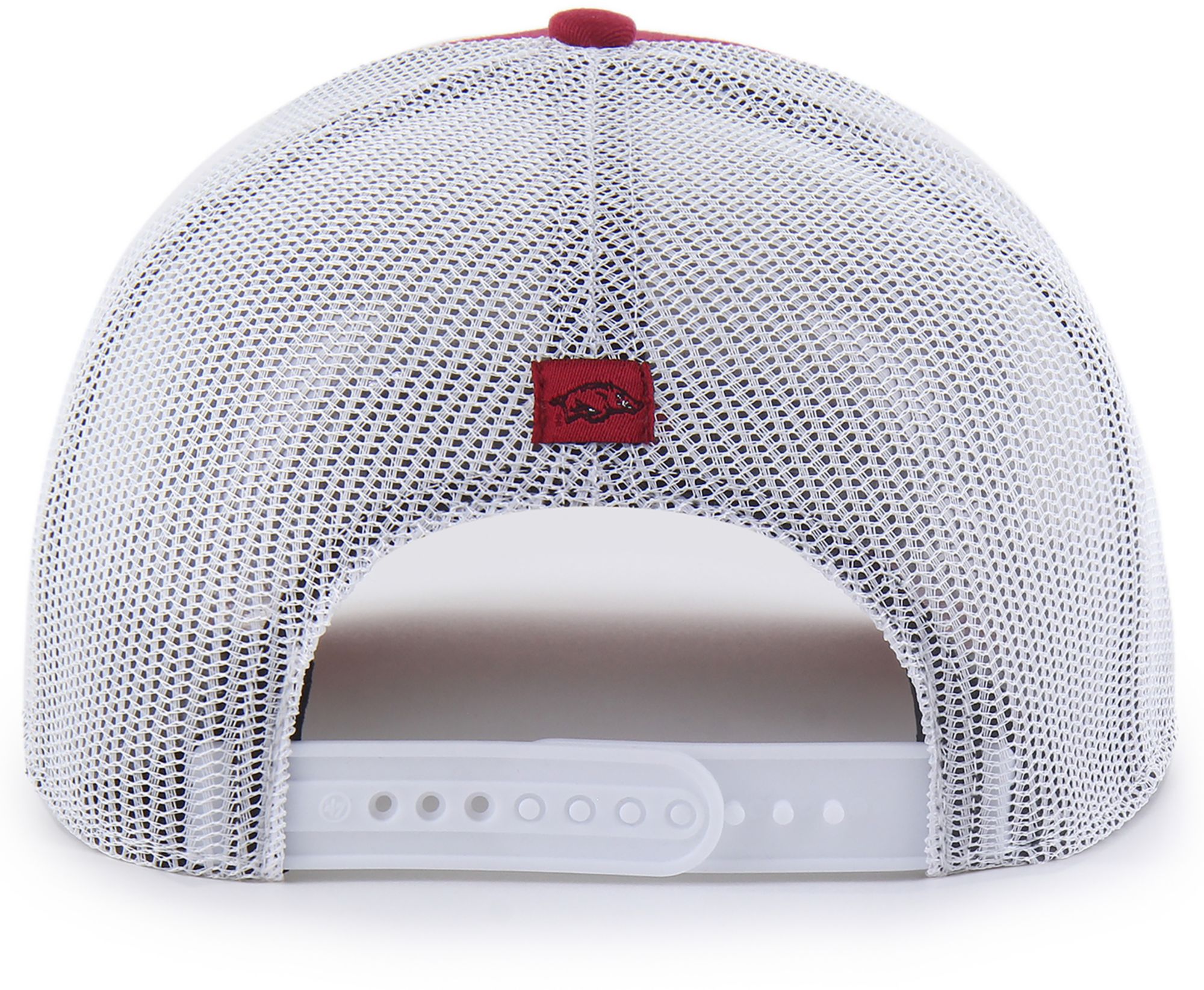 '47 Adult Arkansas Razorbacks Dark Red Overhand Adjustable Trucker Hat product image