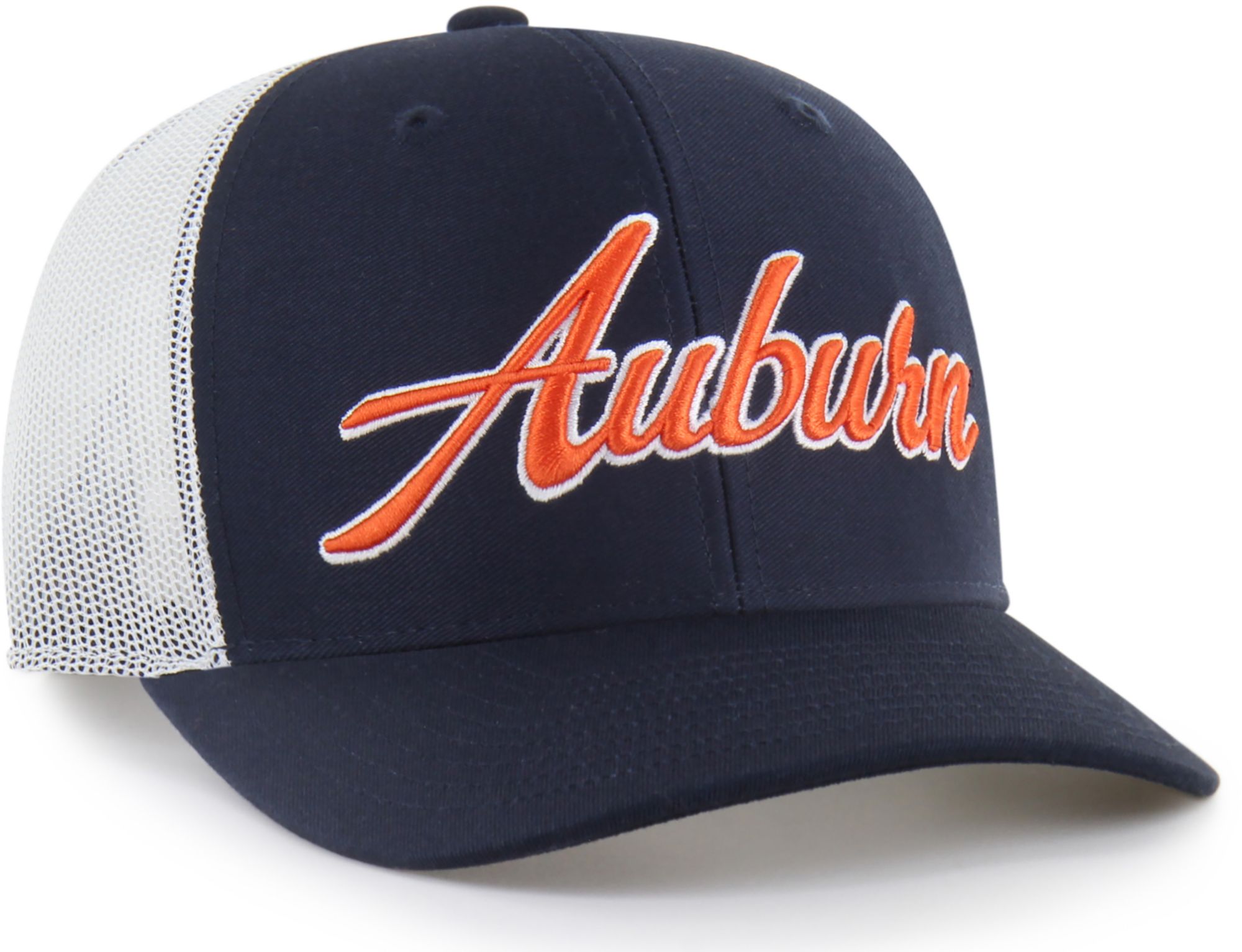 '47 Adult Auburn Tigers Navy Overhand Adjustable Trucker Hat product image