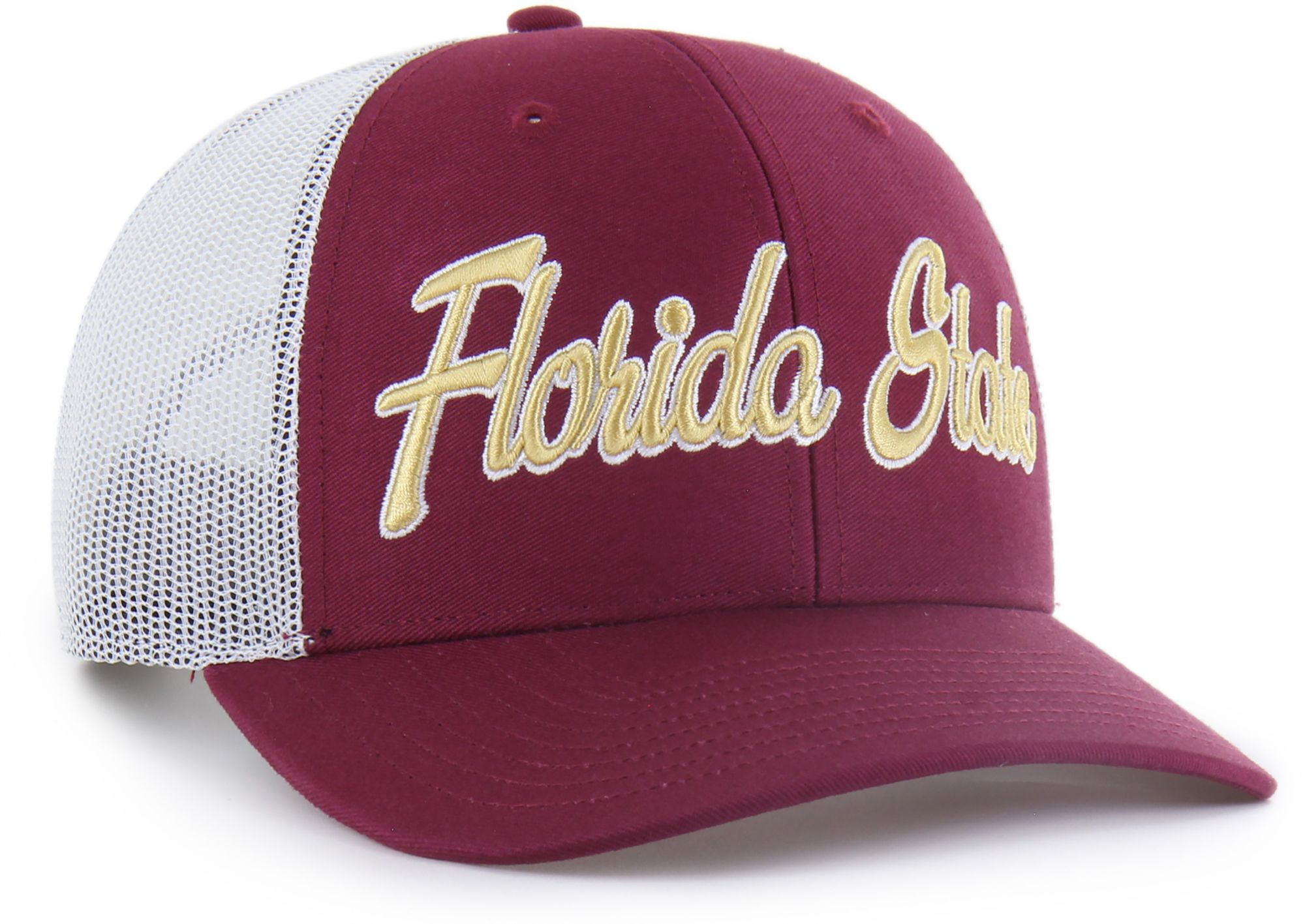 '47 Adult Florida State Seminoles Cardinal Overhand Adjustable Trucker Hat product image