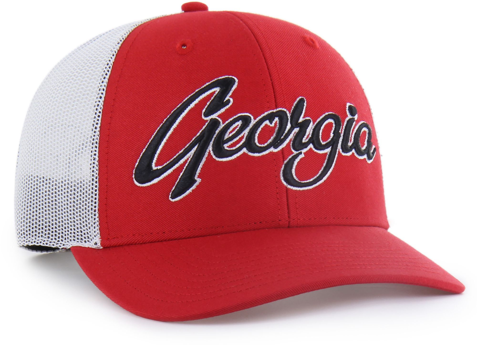 '47 Adult Georgia Bulldogs Red Overhand Adjustable Trucker Hat product image