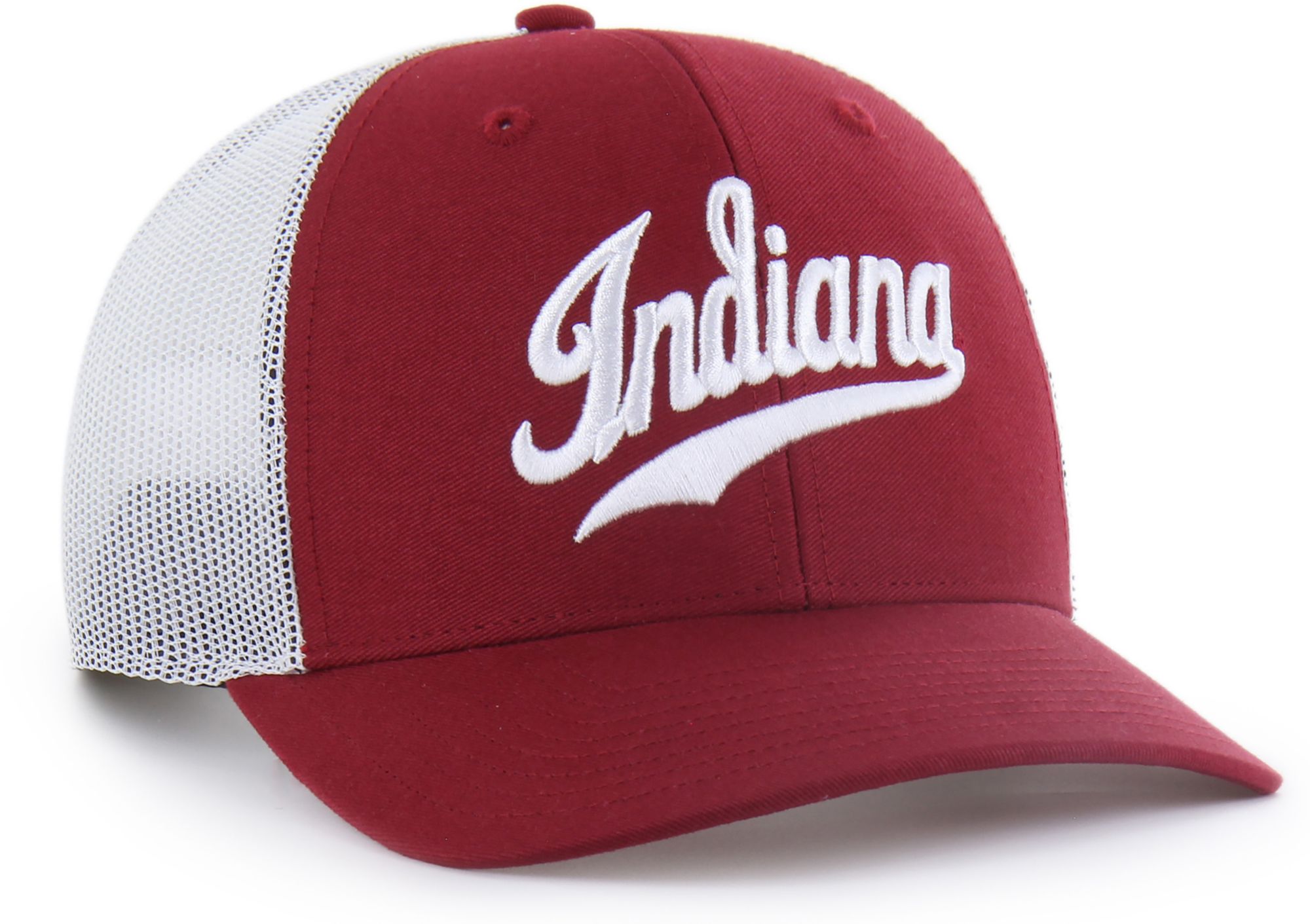'47 Adult Indiana Hoosiers Razor Red Overhand Adjustable Trucker Hat product image