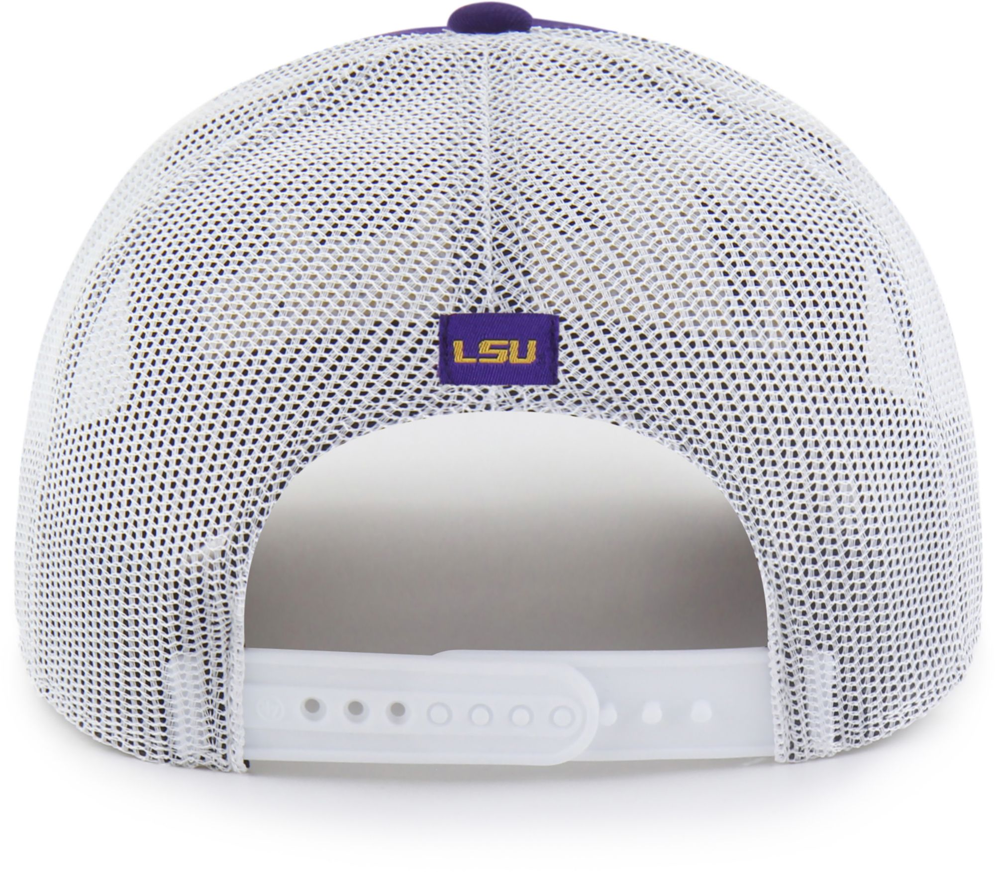 '47 Adult LSU Tigers Purple Overhand Adjustable Trucker Hat product image