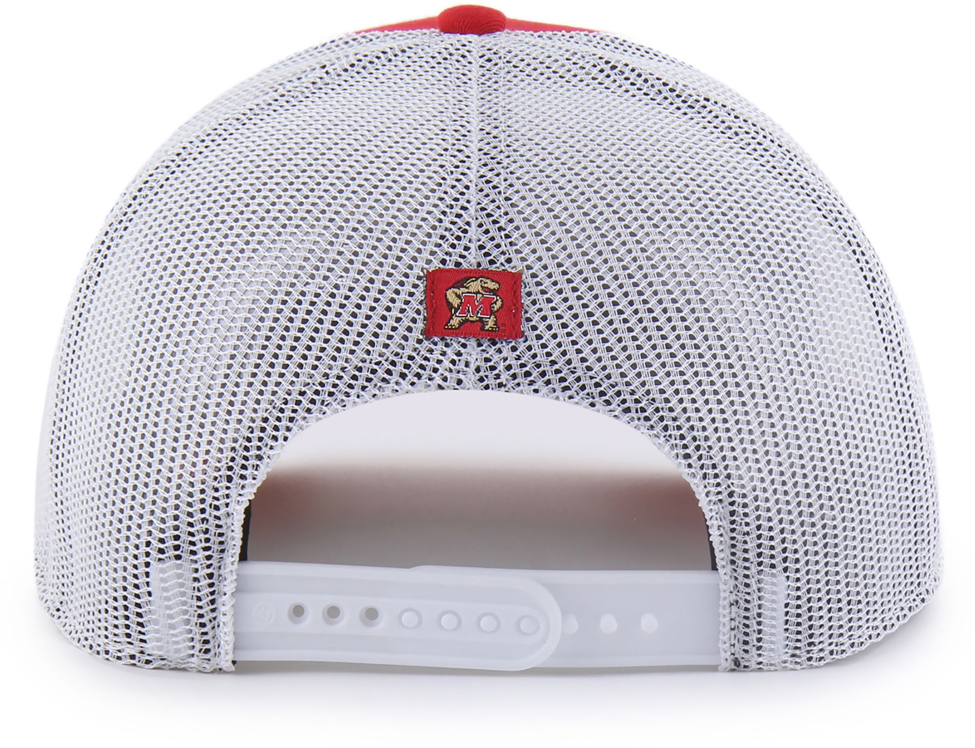 '47 Adult Maryland Terrapins Red Overhand Adjustable Trucker Hat product image