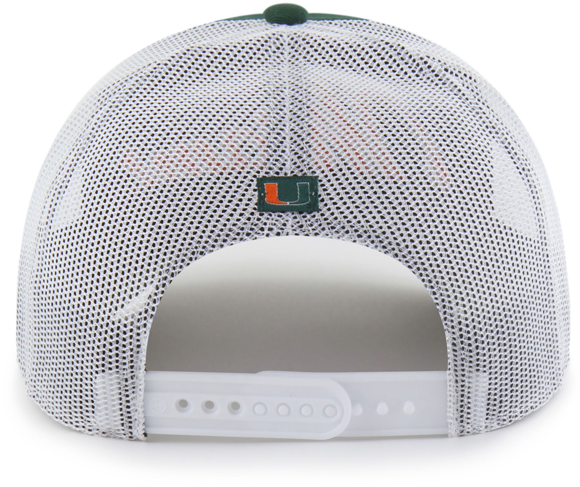 '47 Adult Miami Hurricanes Dark Green Overhand Adjustable Trucker Hat product image