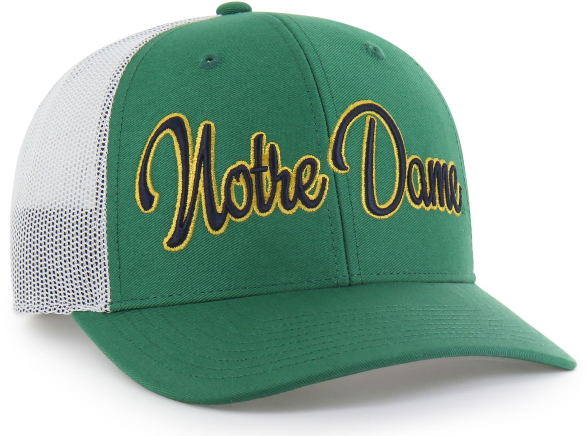 '47 Adult Notre Dame Fighting Irish Kelly Overhand Adjustable Trucker Hat product image
