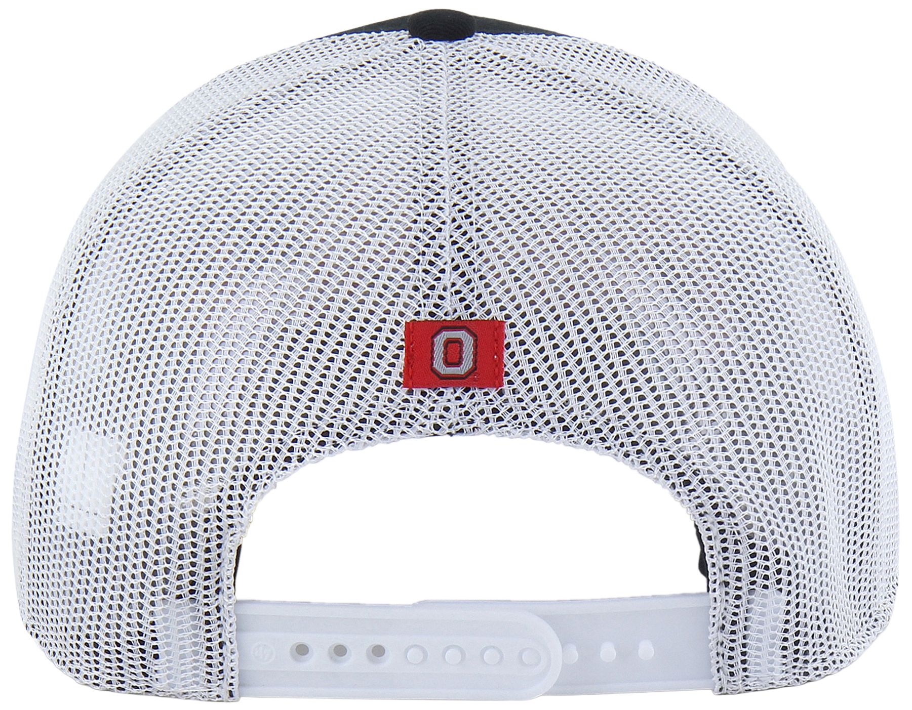 '47 Adult Ohio State Buckeyes Black Overhand Adjustable Trucker Hat product image