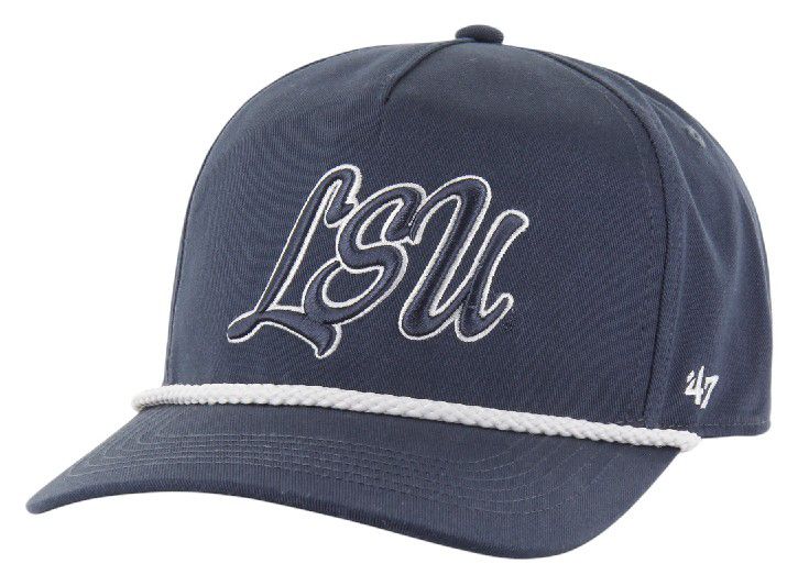 '47 Adult LSU Tigers Vintage Navy Overhand Hitch Adjustable Hat product image