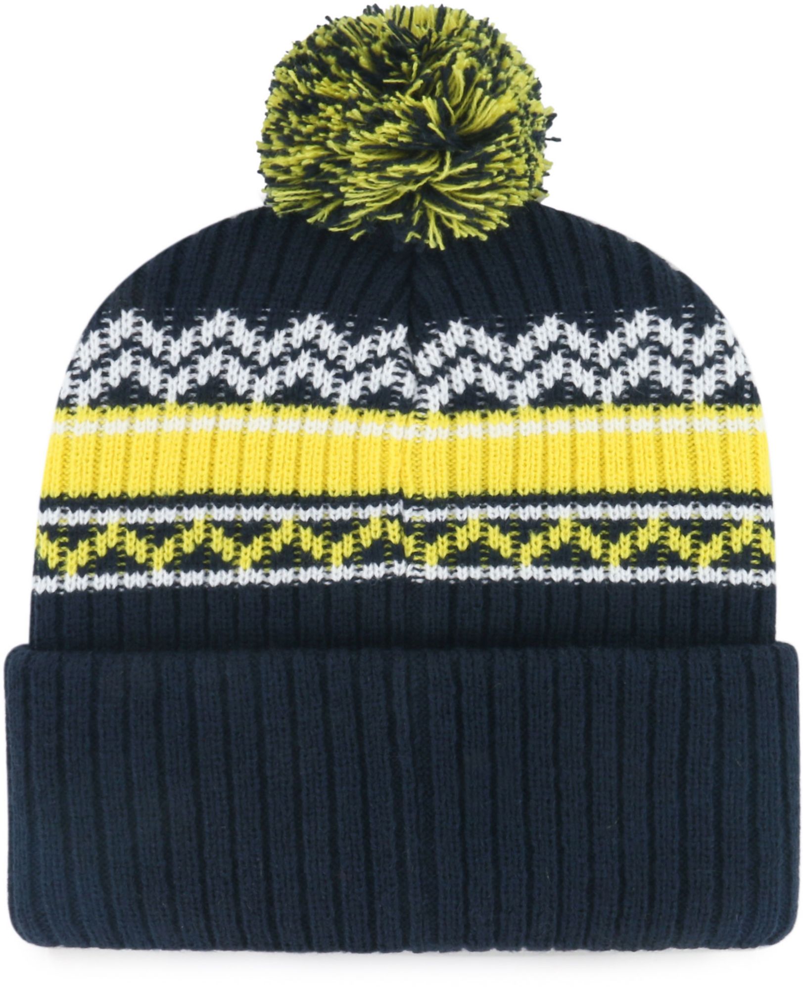 '47 Youth Michigan Wolverines Navy Kids Vortex Cuffed Knit Beanie product image