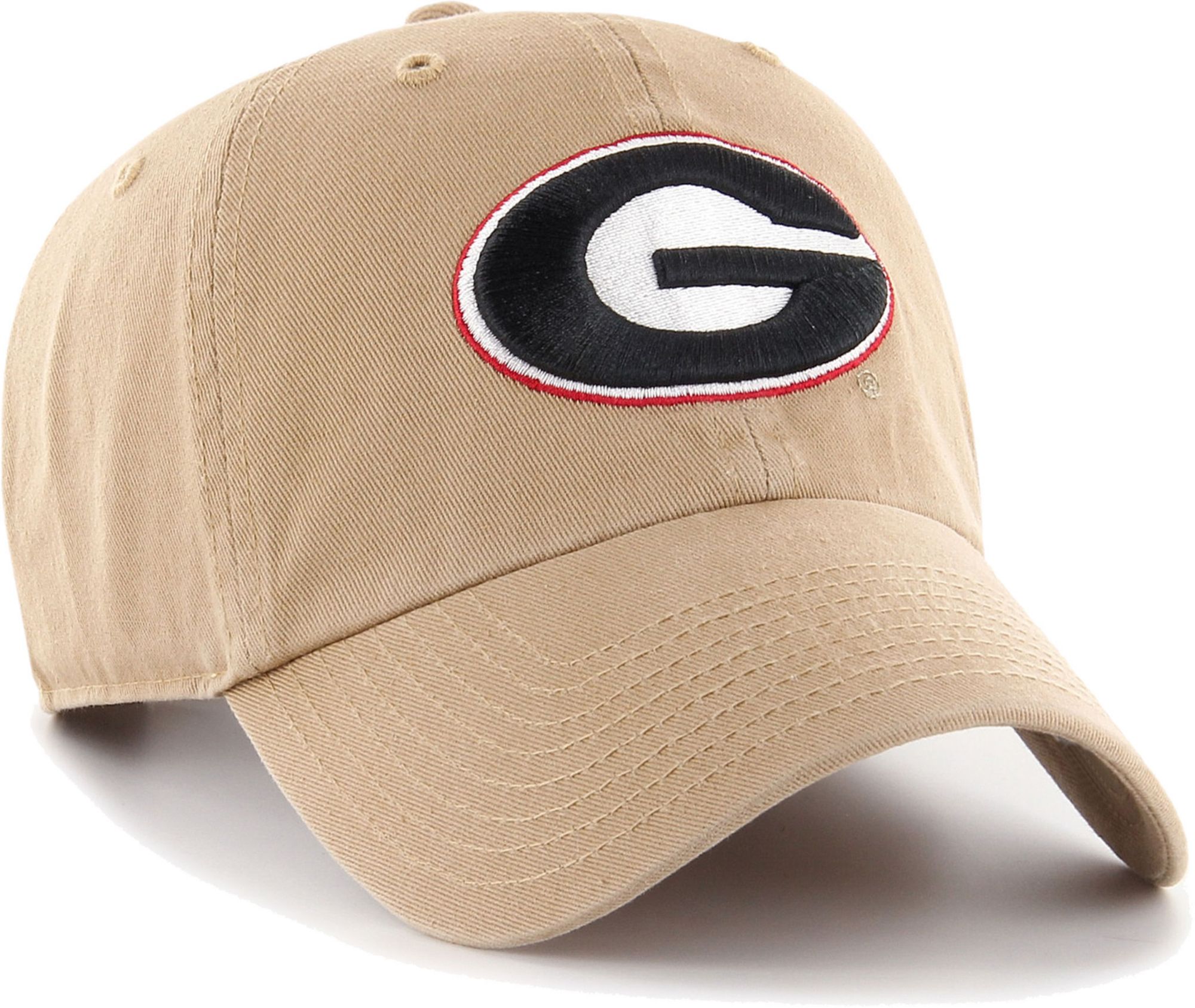 ‘47 Men's Georgia Bulldogs Khaki Clean Up Adjustable Hat