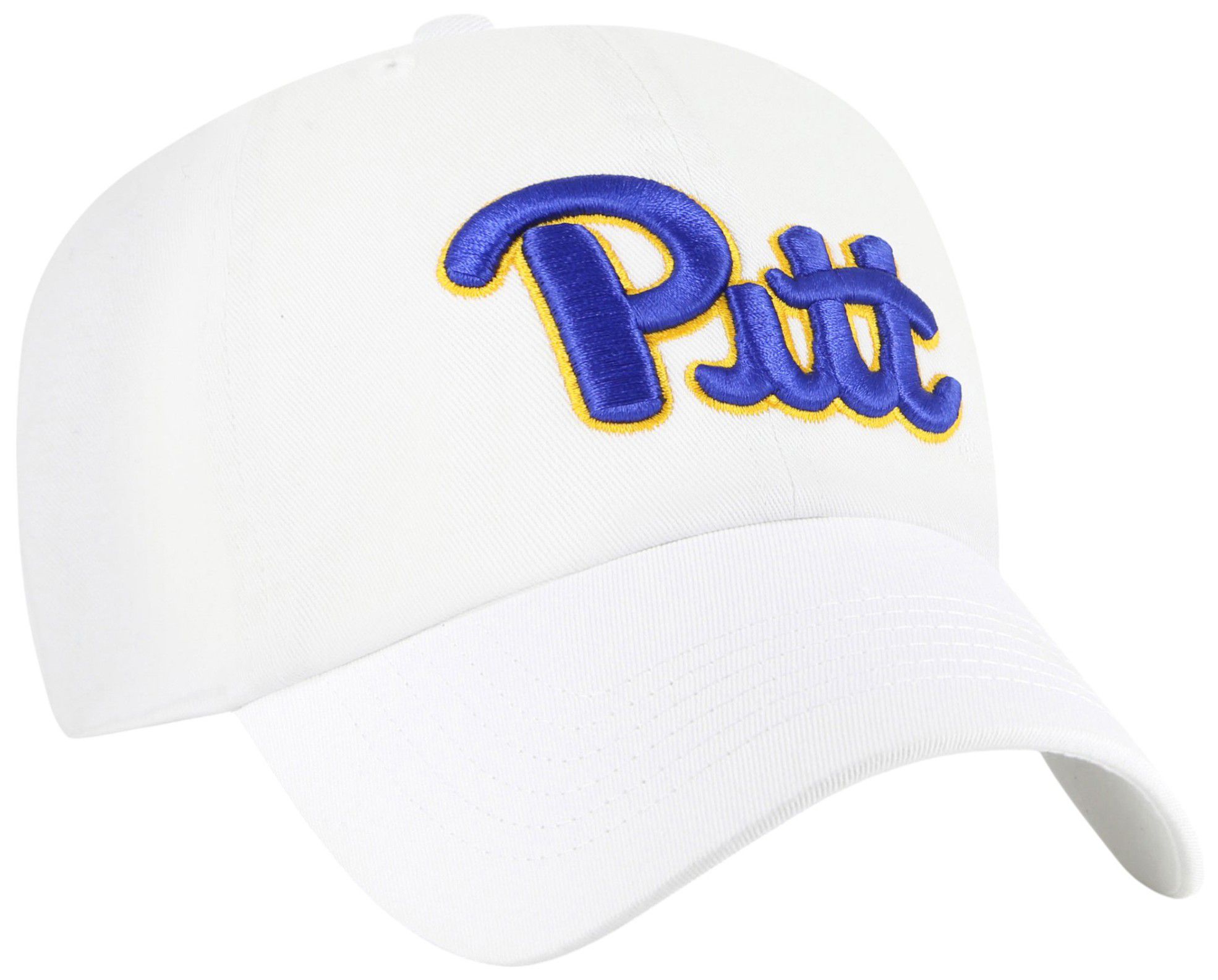 '47 Adult Pitt Panthers White Clean Up Adjustable Hat product image