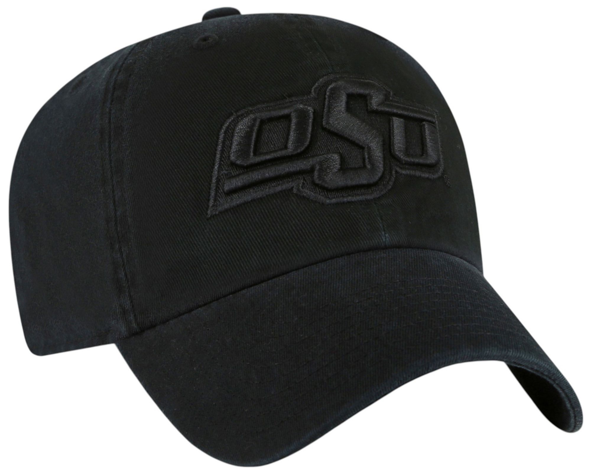 '47 Adult Oklahoma State Cowboys Black 2-Tone Foundational Clean Up Adjustable Hat product image