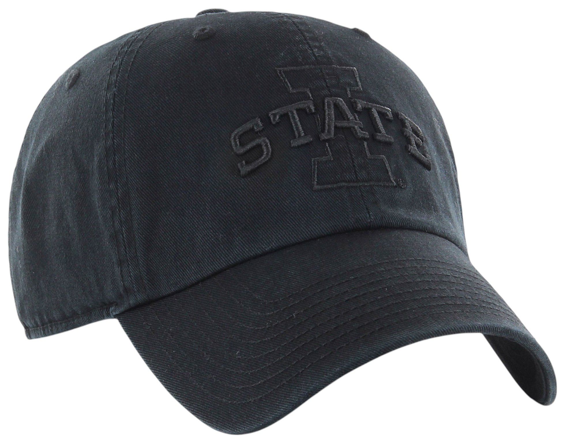 '47 Adult Iowa State Cyclones Black 2-Tone Foundational Clean Up Adjustable Hat product image