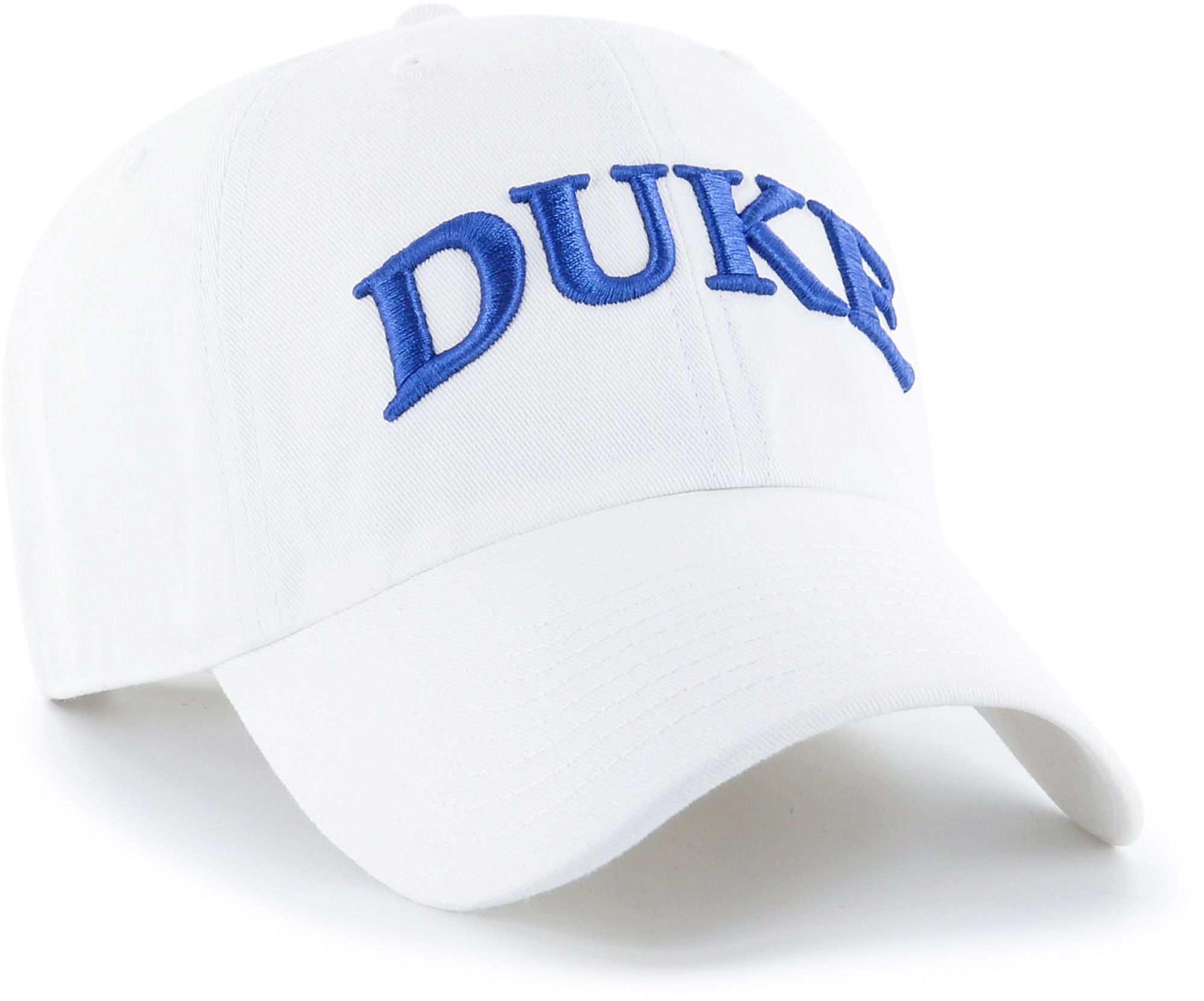 47 Adult Duke Blue Devils White Script Clean Up Adjustable Hat product image