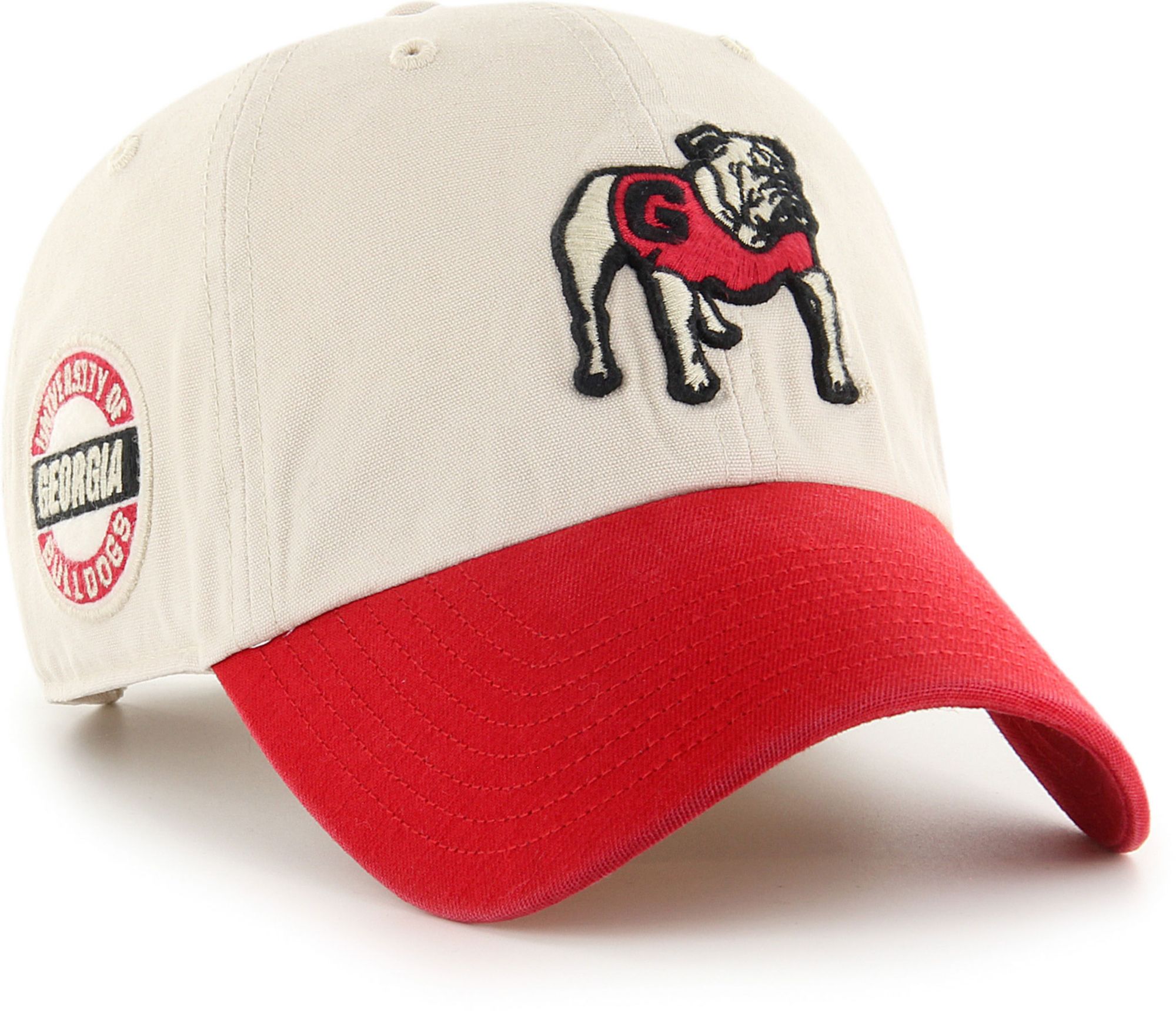 '47 Georgia Bulldogs Bone Side Step Clean Up Adjustable Hat product image
