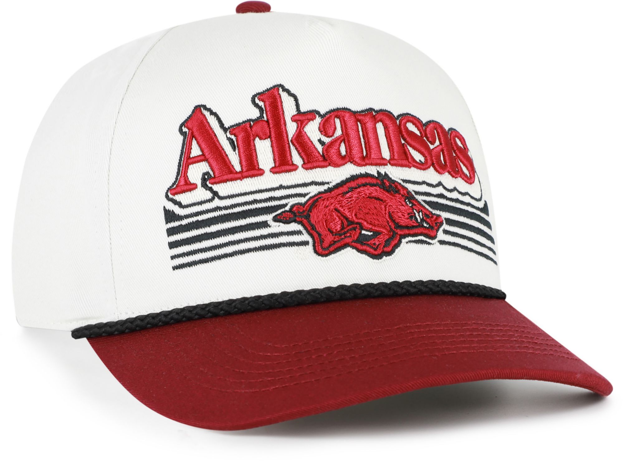 '47 Adult Arkansas Razorbacks Sandstone Script Fade Hitch Adjustable Hat product image