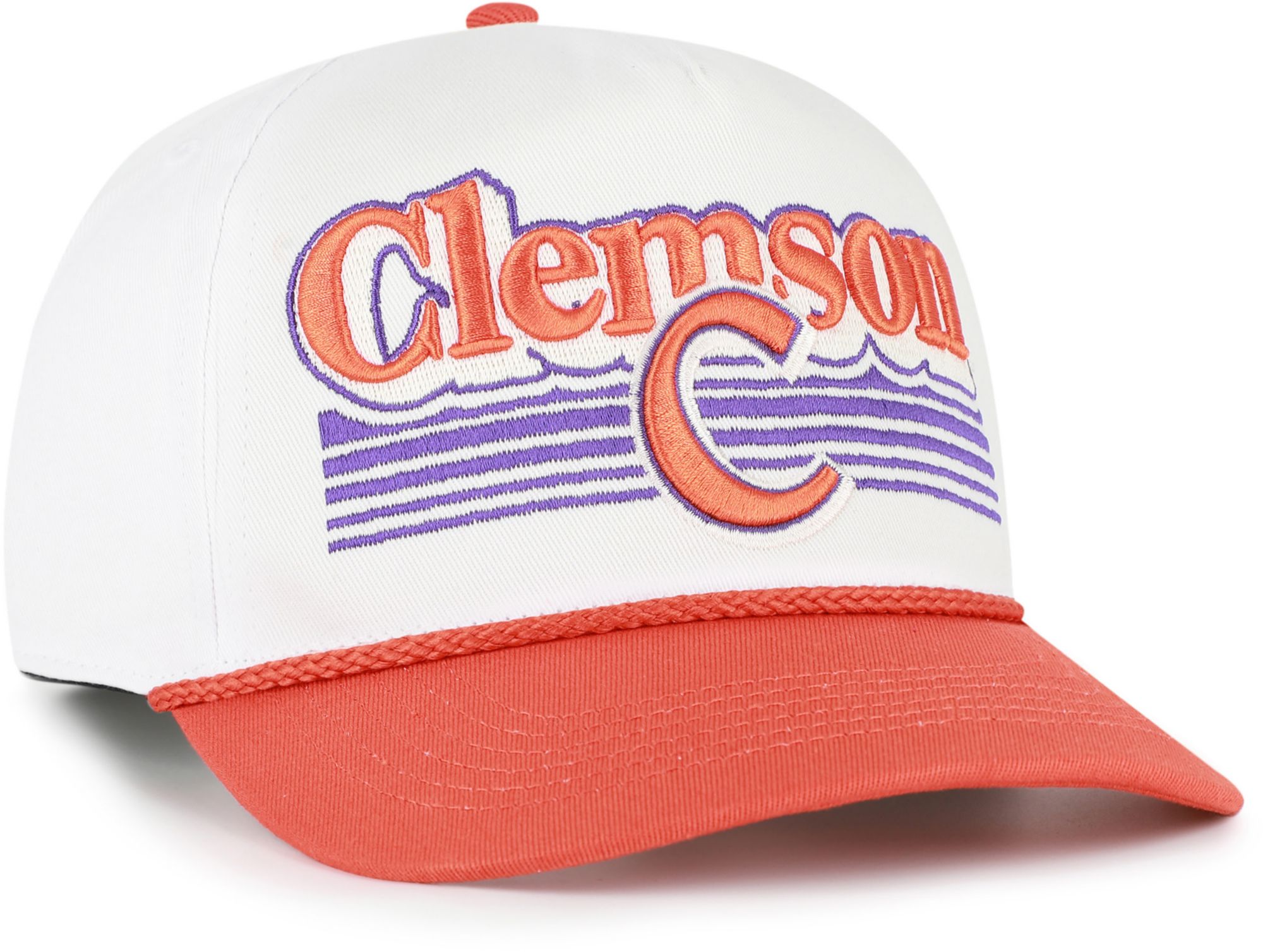 '47 Adult Clemson Tigers Sandstone Script Fade Hitch Adjustable Hat product image