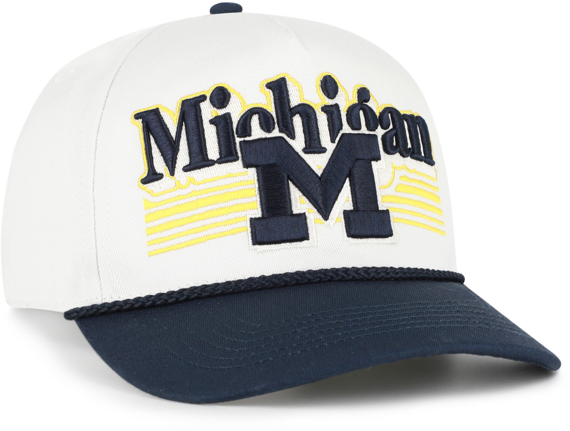 '47 Adult Michigan Wolverines Sandstone Script Fade Hitch Adjustable Hat product image