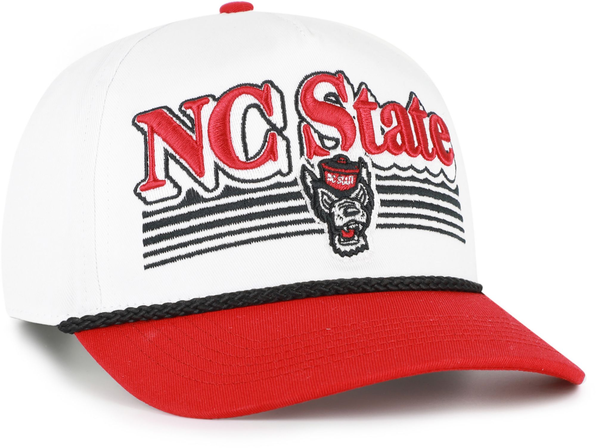 '47 Adult NC State Wolfpack White Script Fade Hitch Adjustable Hat product image