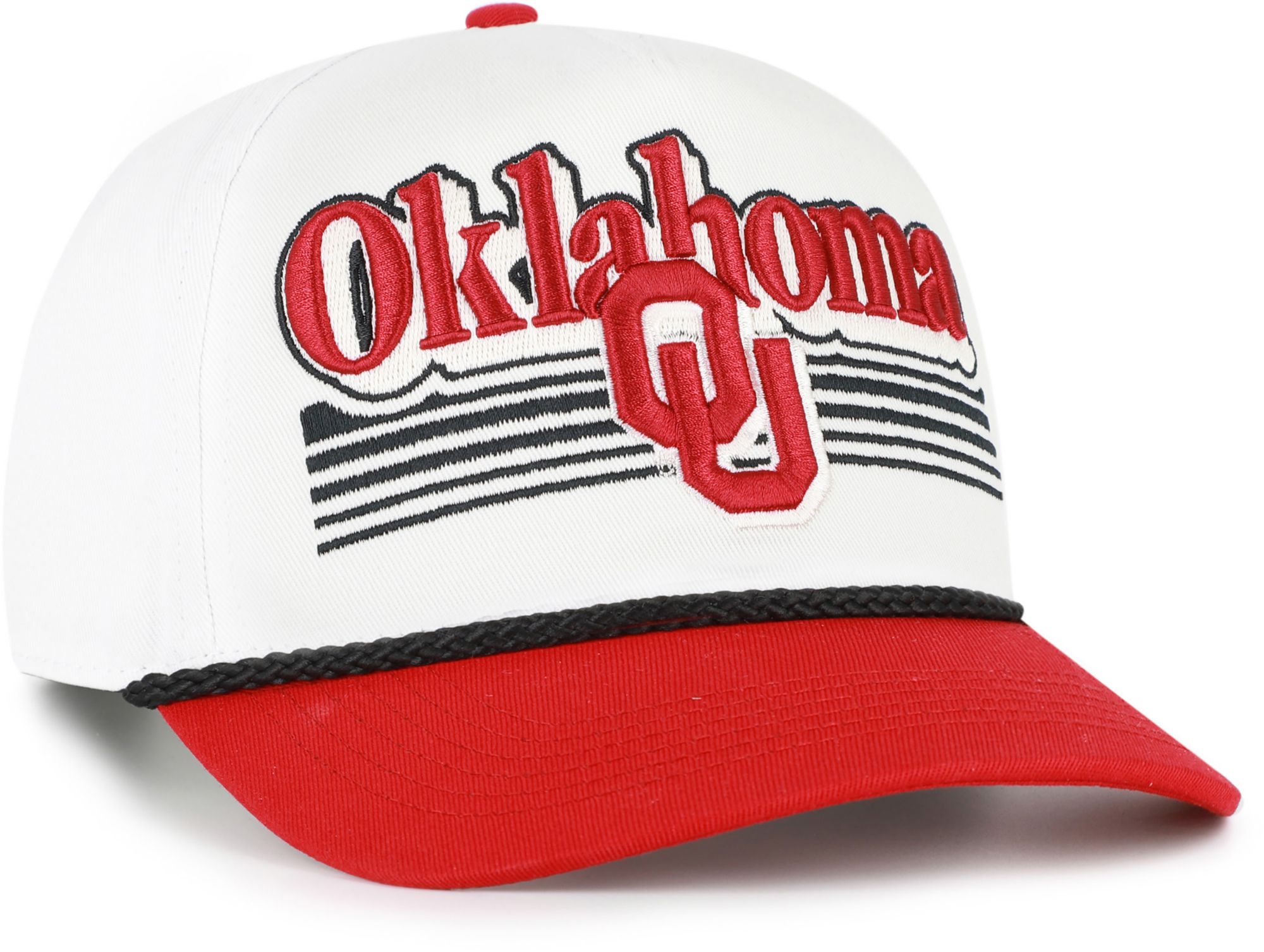 '47 Adult Oklahoma Sooners Sandstone Script Fade Hitch Adjustable Hat product image