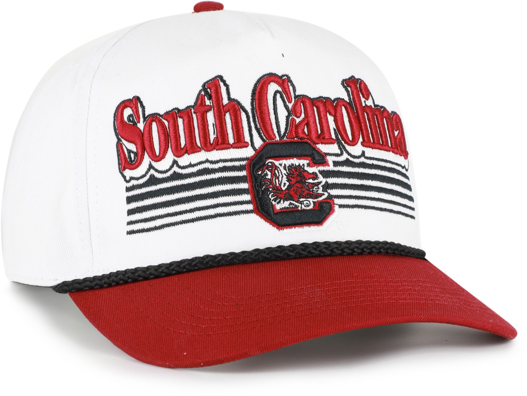 '47 Adult South Carolina Gamecocks White Script Fade Hitch Adjustable Hat product image