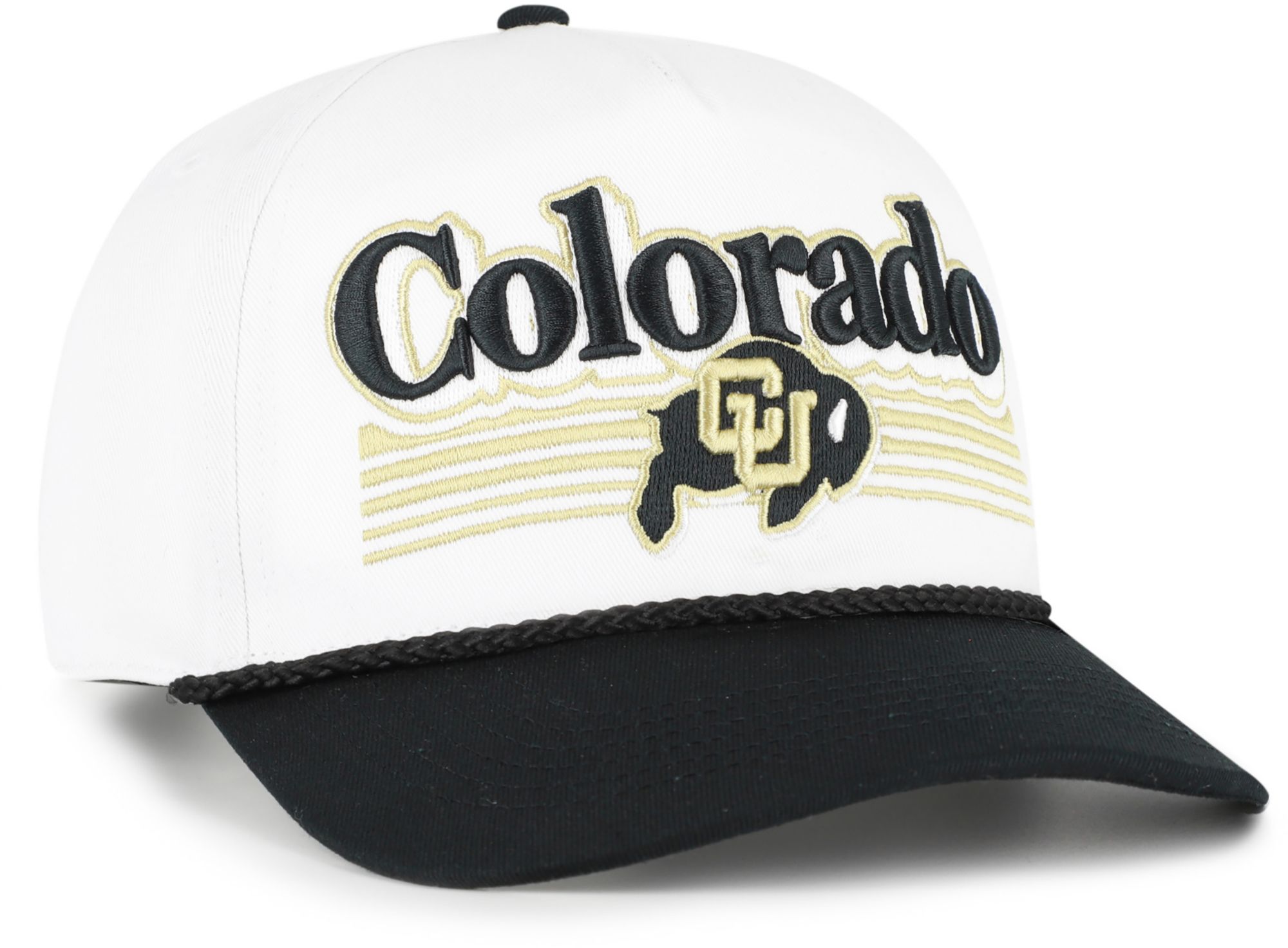 '47 Adult Colorado Buffaloes White Script Fade Hitch Adjustable Hat product image