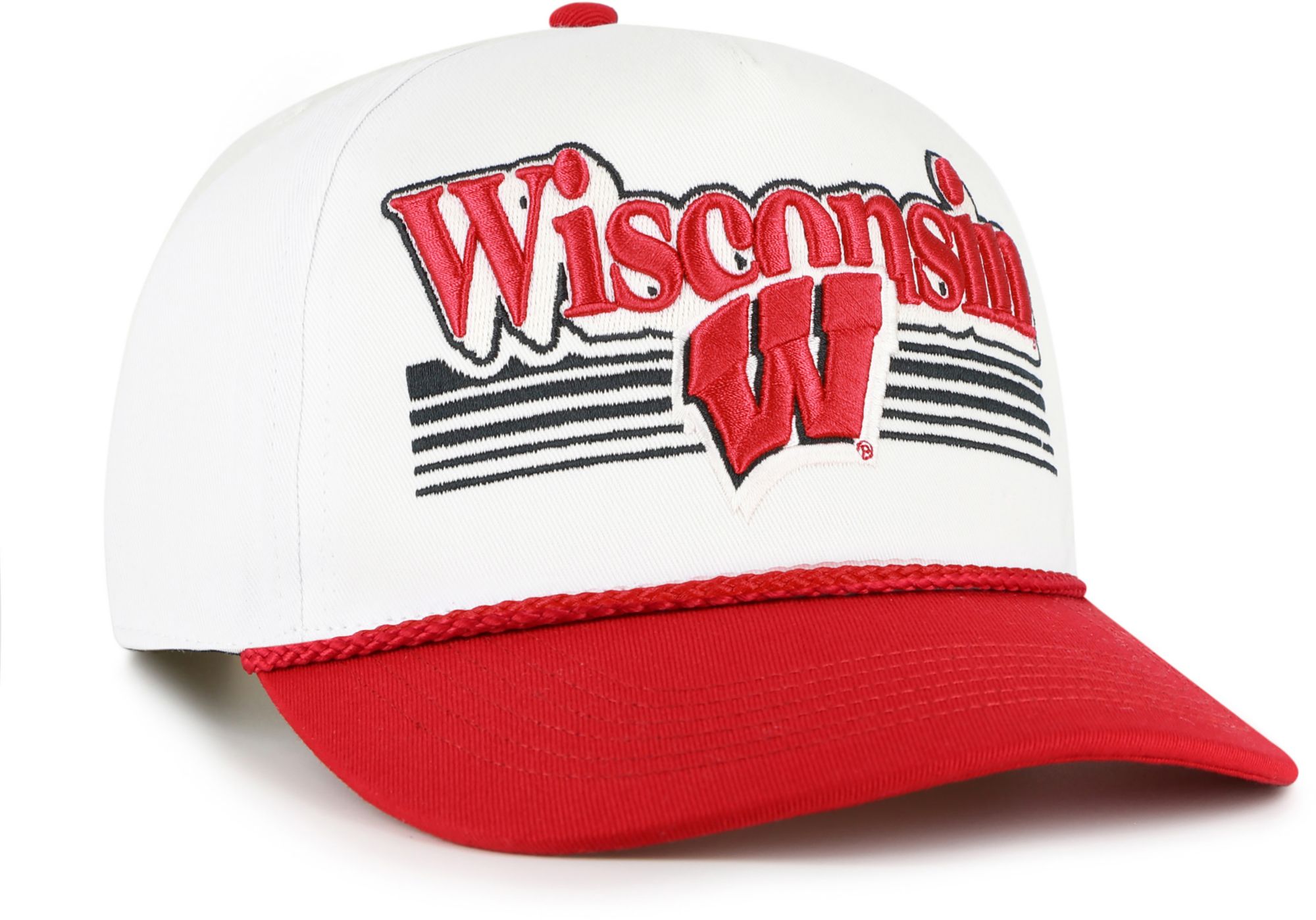 '47 Adult Wisconsin Badgers Sandstone Script Fade Hitch Adjustable Hat product image