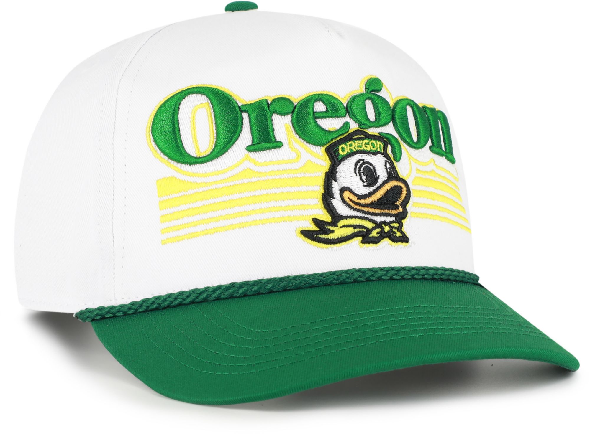 '47 Adult Oregon Ducks White Script Fade Hitch Adjustable Hat product image