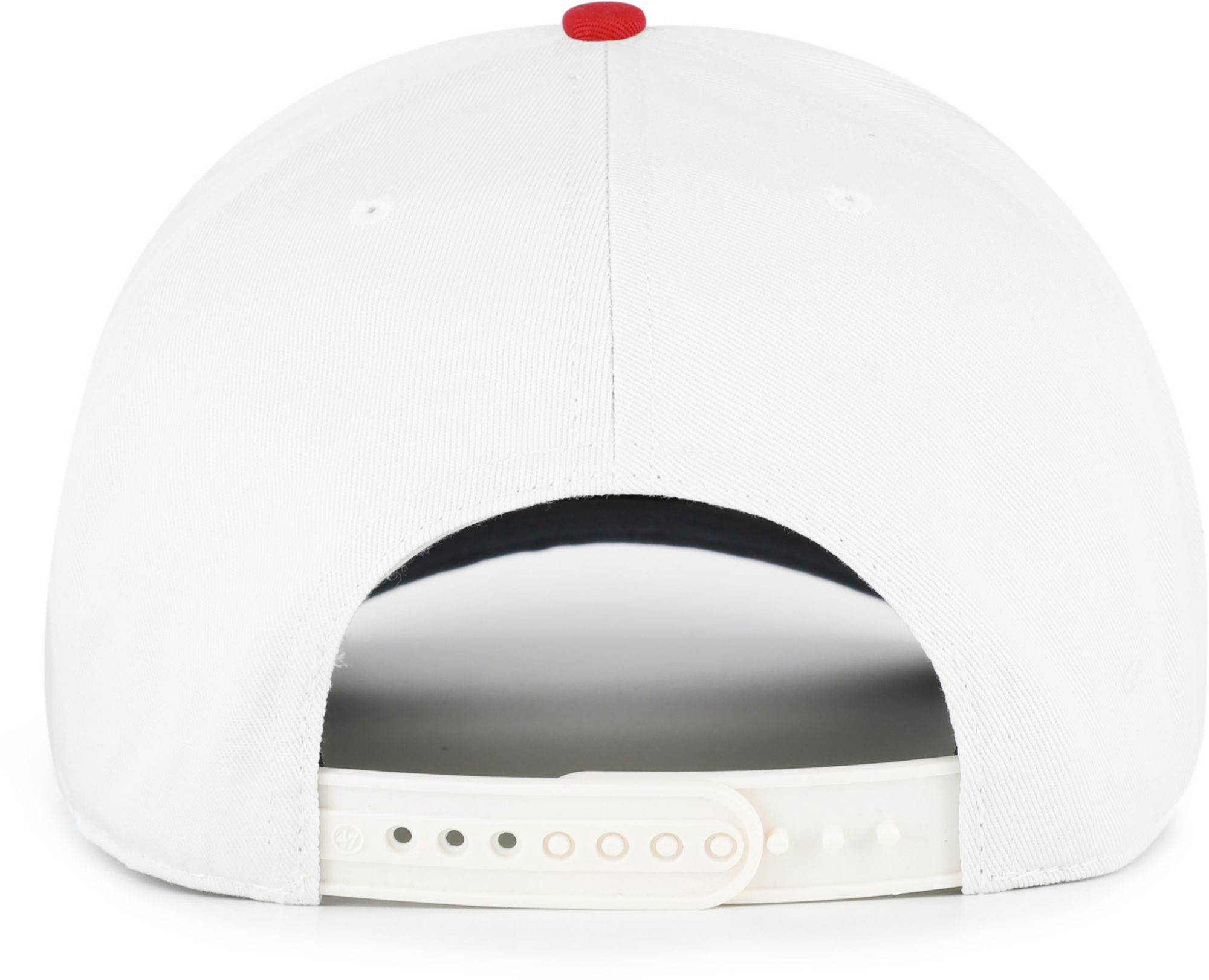 '47 Adult Houston Cougars White Script Fade Hitch Adjustable Hat product image