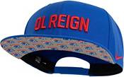Nike OL Reign FC 2023 AOP Blue Snapback Adjustable Hat product image