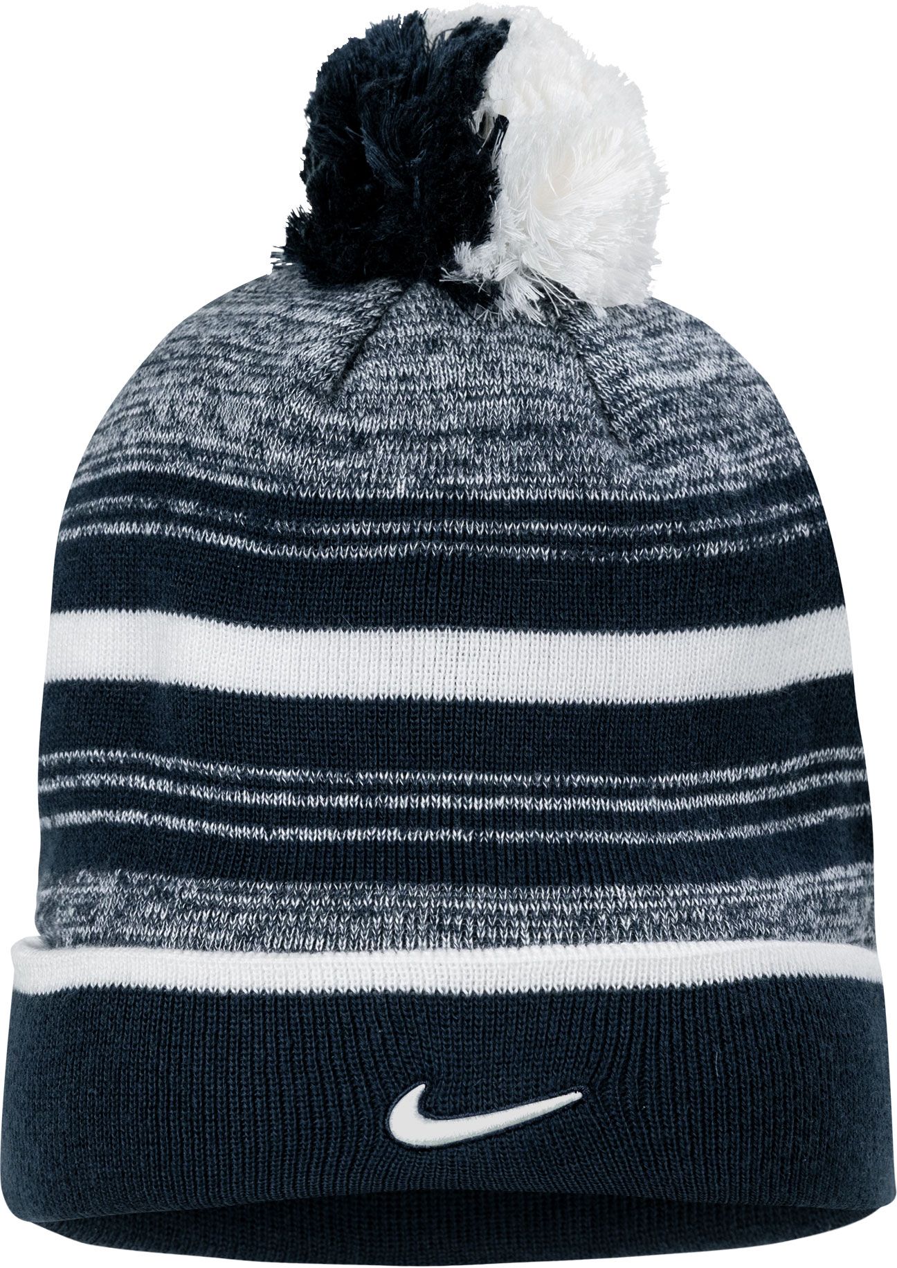 Nike FC Barcelona Stripe Navy Pom Knit Beanie