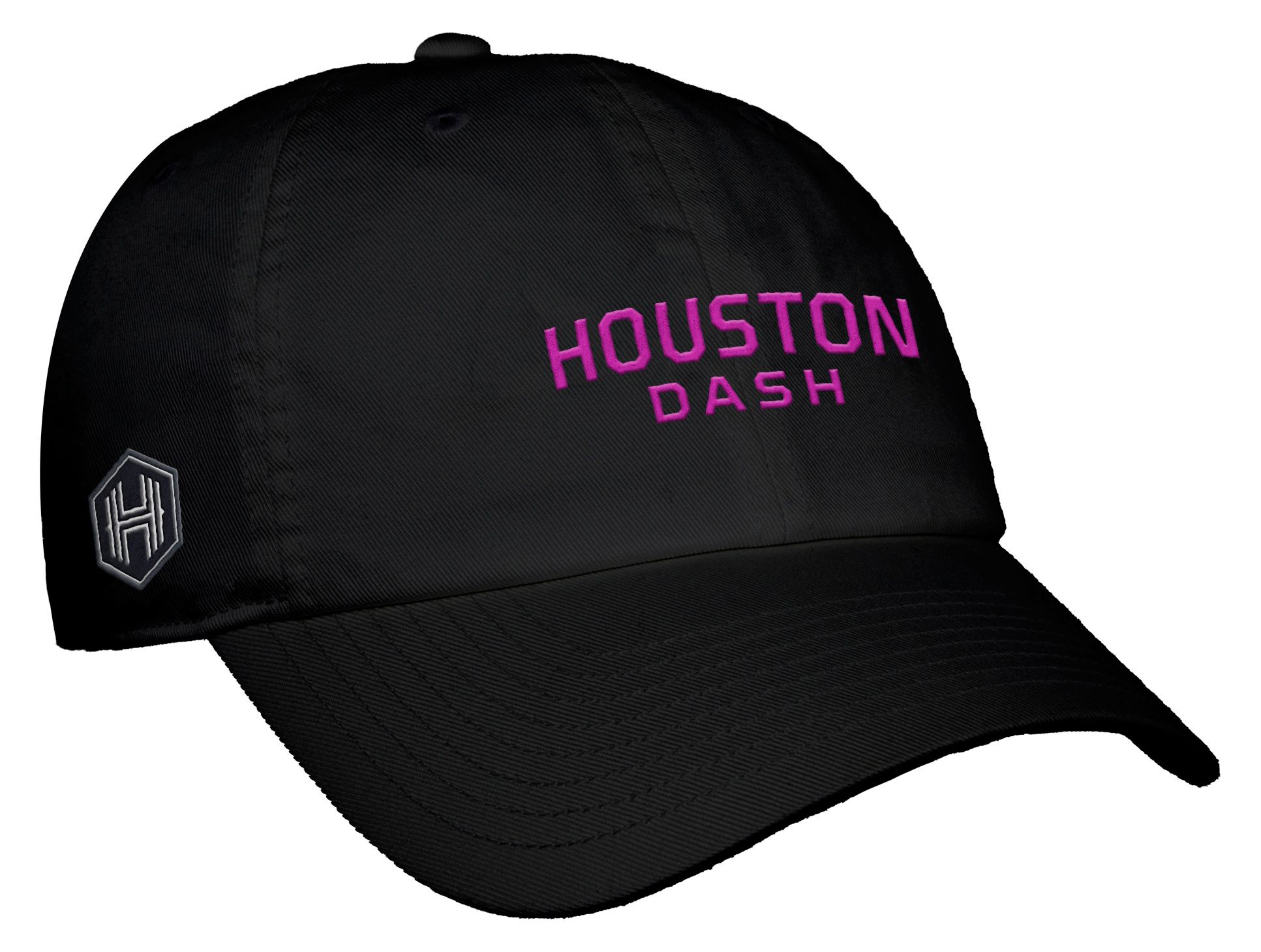 Nike Adult Houston Dash 2025-26 Black Wordmark Campus Adjustable Hat product image