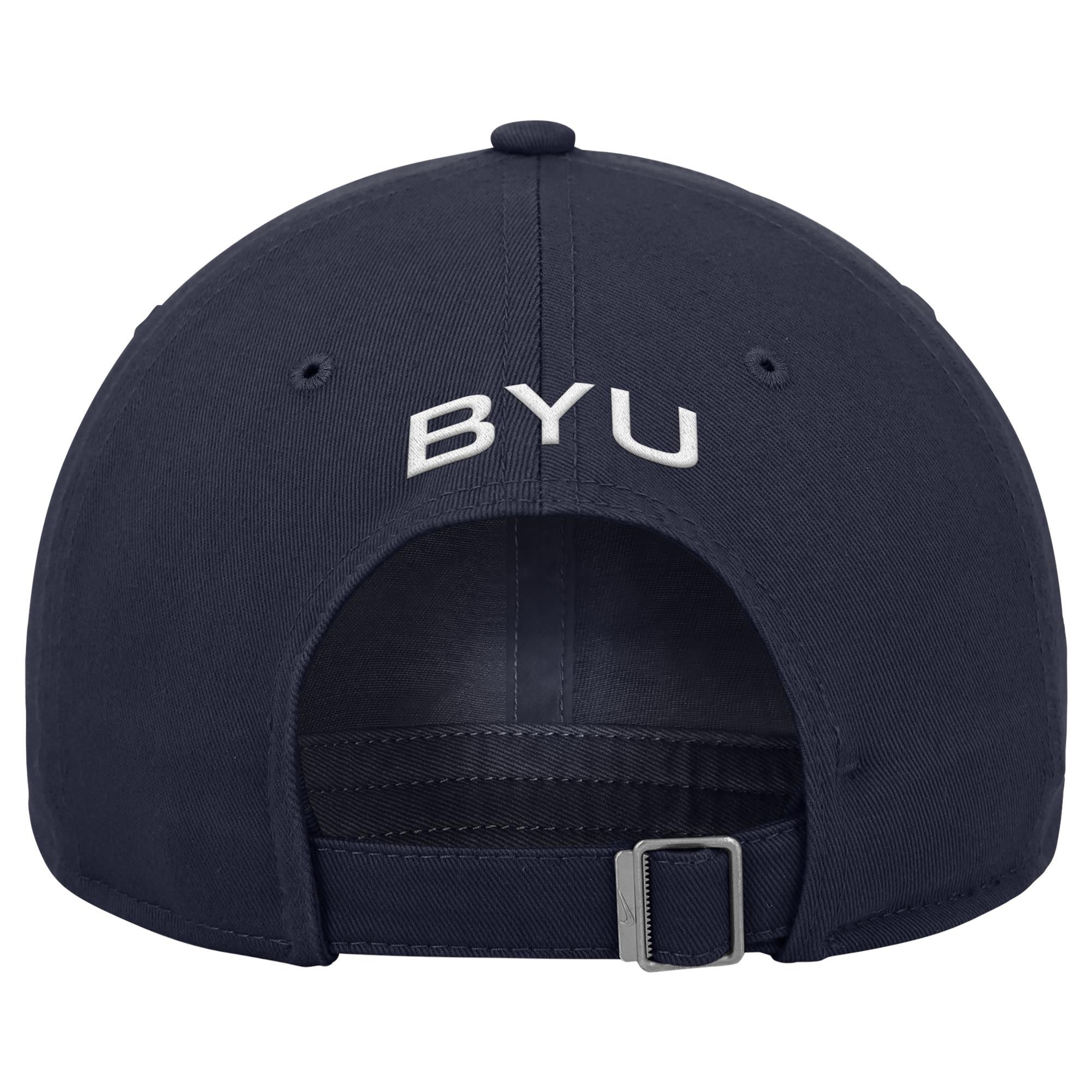 Nike Adult BYU Cougars Navy Game Day Club Cap product image