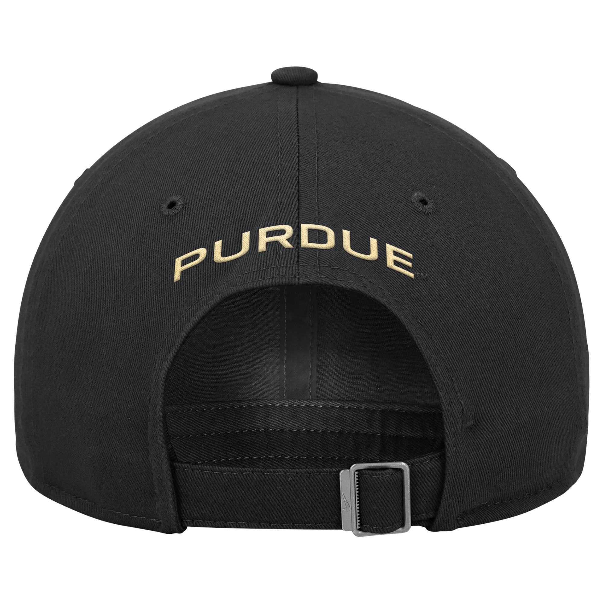 Nike Adult Purdue Boilermakers Black Game Day Club Cap product image