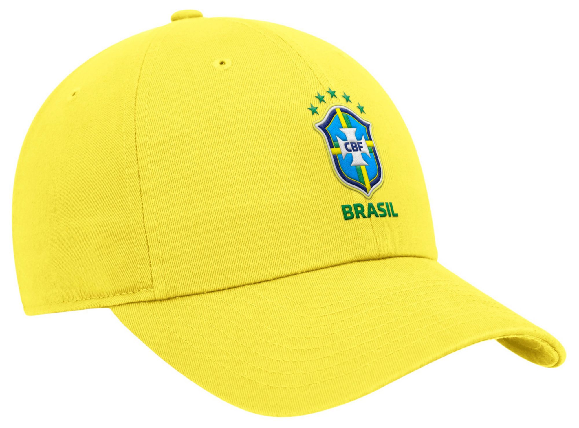 Nike Adult Brazil 2026 Yellow Core Crest Adjustable Dad Hat product image